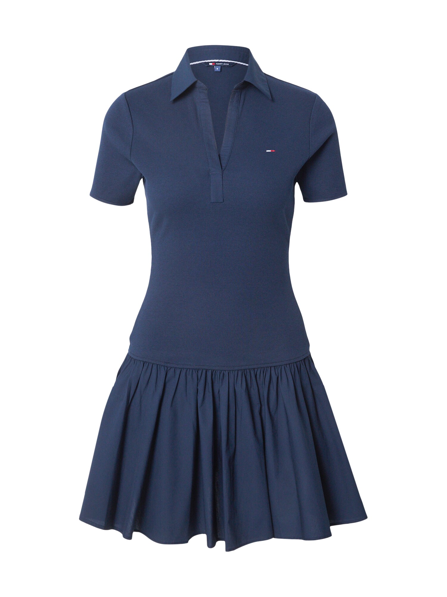 Tommy Jeans Šaty 'Slim Mini'  tmavomodrá
