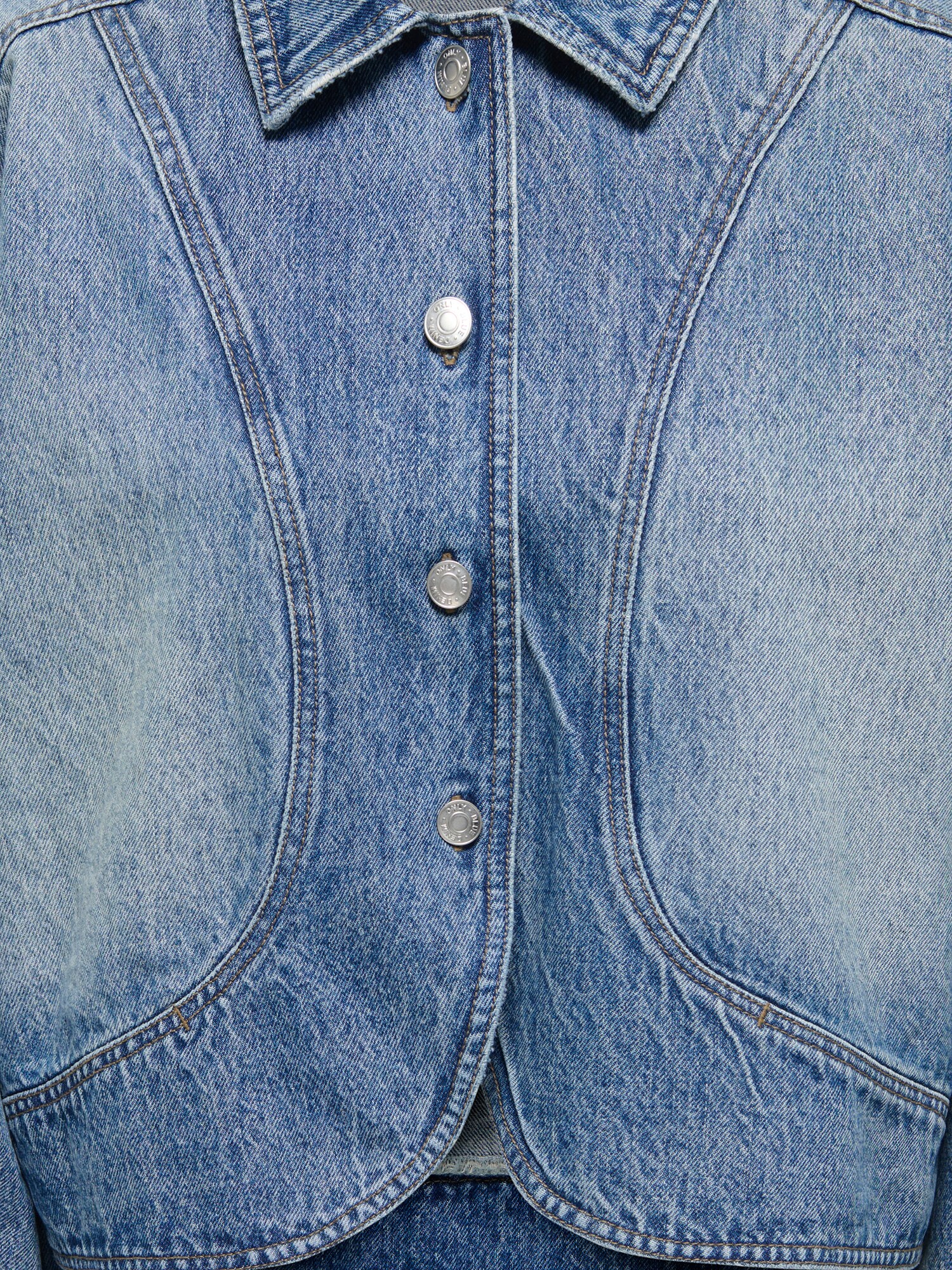 ONLY Prechodná bunda 'ONLAMBER'  modrá denim (obrázok 3)