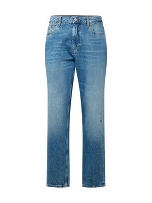 Tommy Jeans Jeans ‘ISAAC RELAXED TAPERED’ Blauw denim