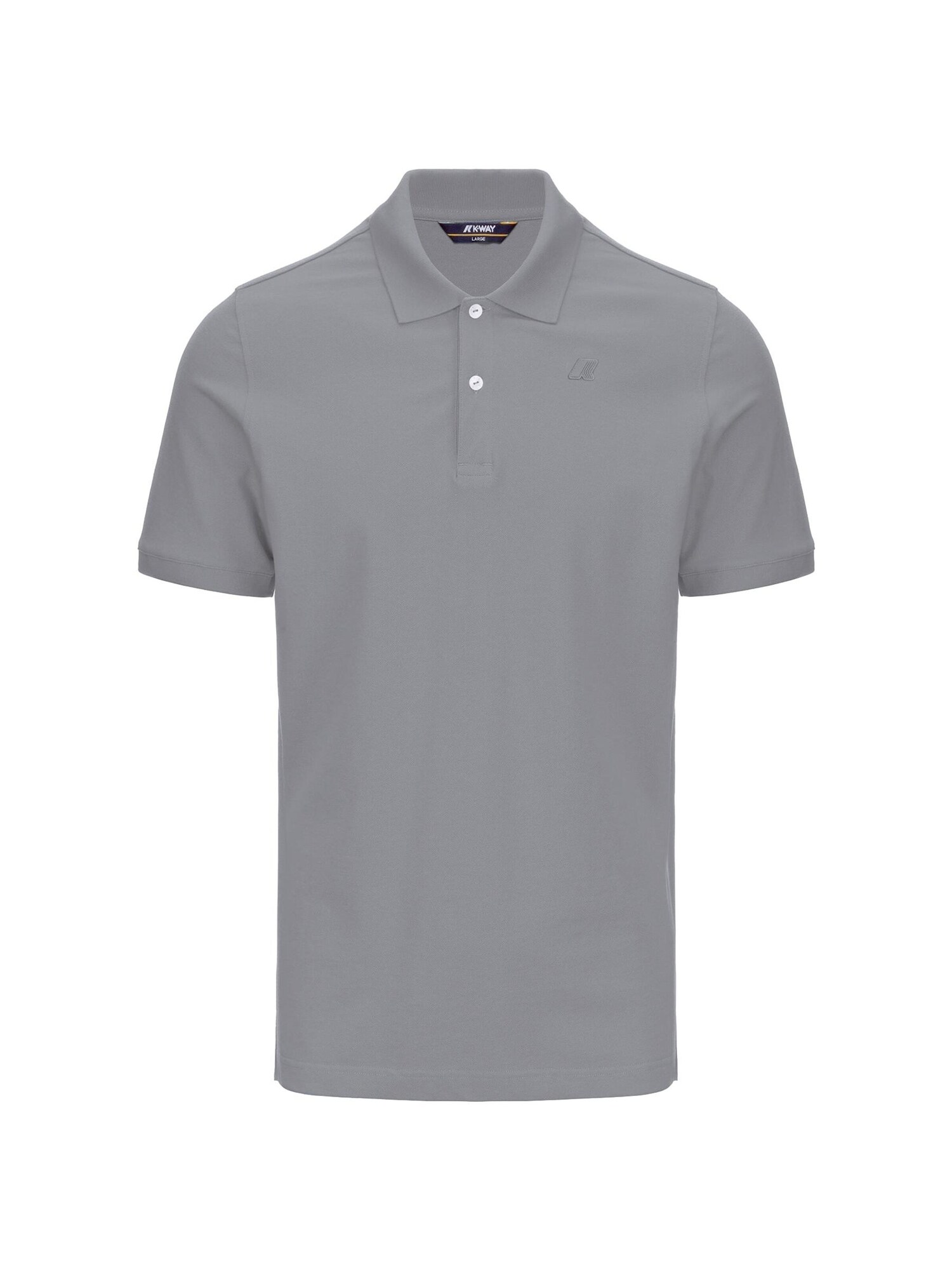 K-Way Camiseta 'K-WAY AMEDEE PIQUE SLIM T-Shirt e Polo'  gris