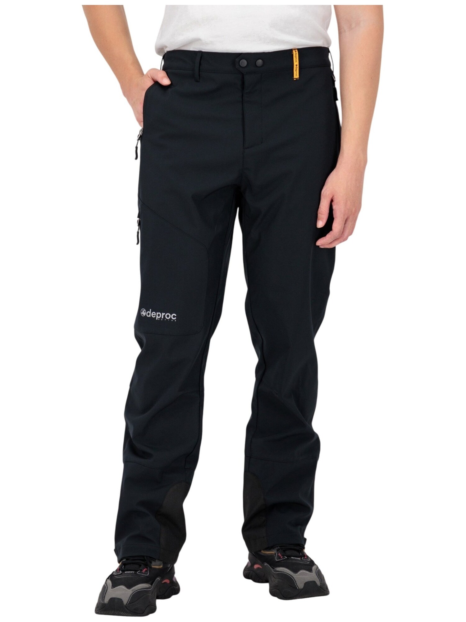deproc Tehničke hlače 'Softshellhose Sterling Snow Herren Winterhose Trekkinghose' crna