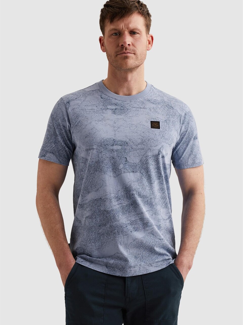 T-shirt 'T-shirt in soft jersey with allover print'