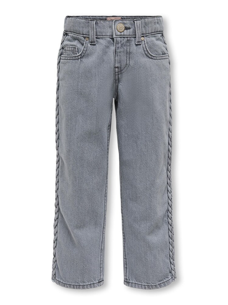 ONLY GIRLS Jeans 'KMGLUMI' Mädchen Größe 128 grau