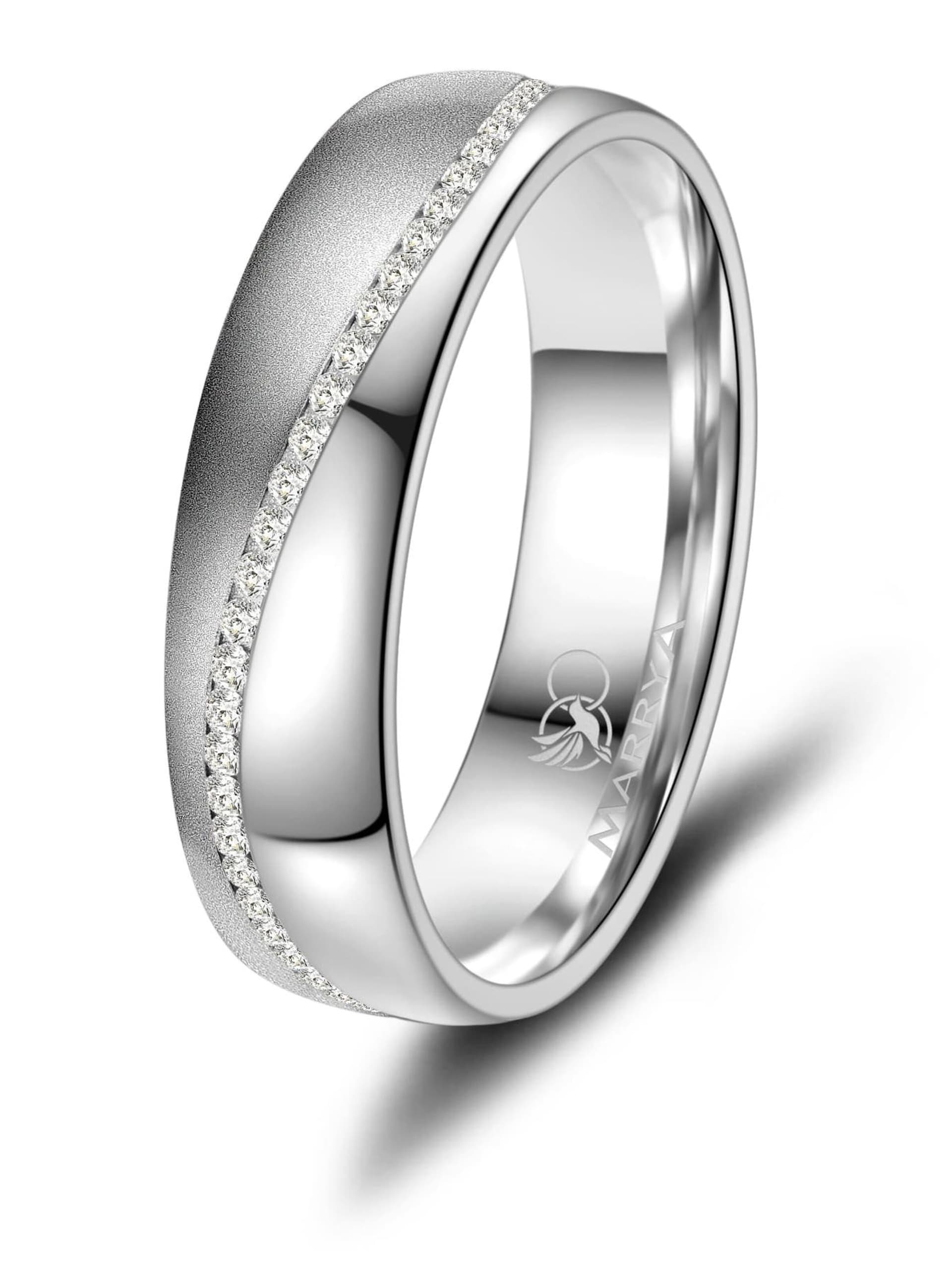 MARRYA Ring 'MARRYA SI-29 Ehering aus Silber' dam