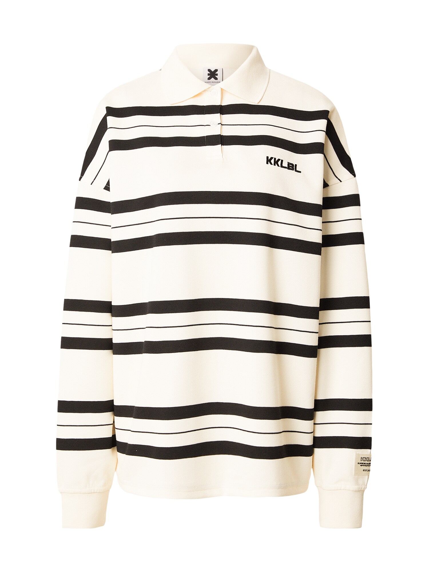 Karo Kauer Tricou  bej / negru