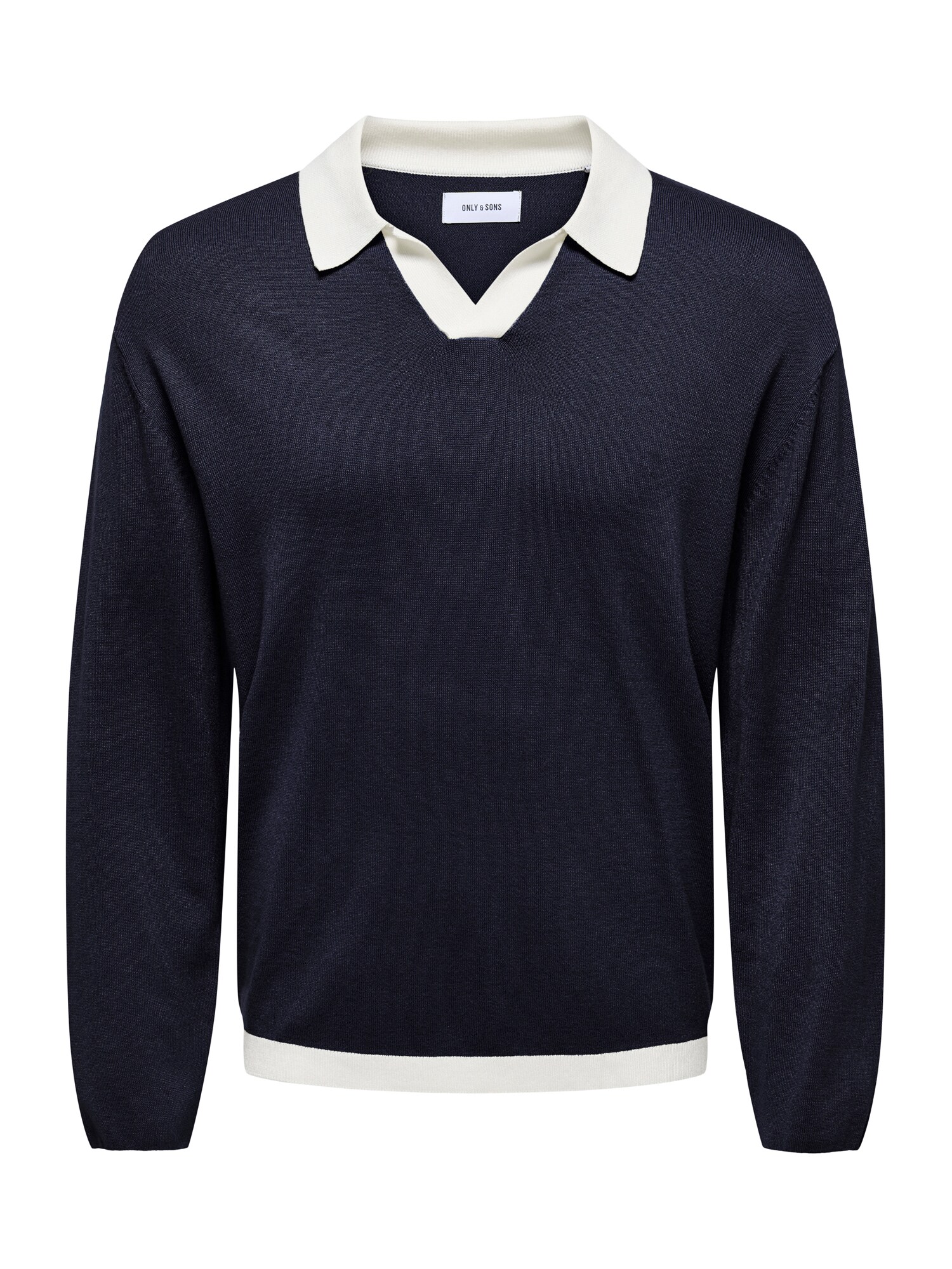 Only & Sons Pulover ONSADRIAN  albastru închis / alb