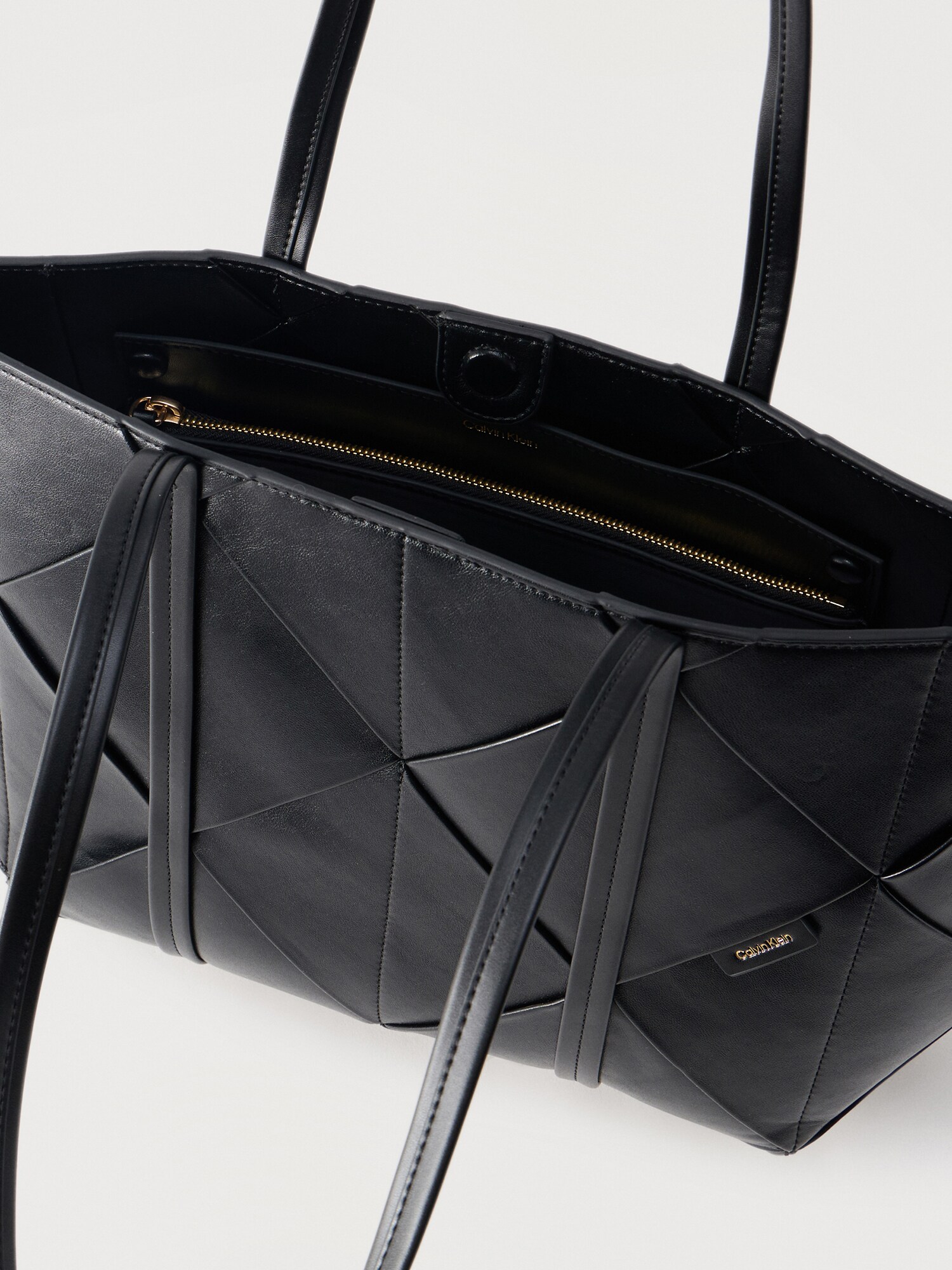 Calvin Klein Shopper 'Woven Emblem Tote'  negro