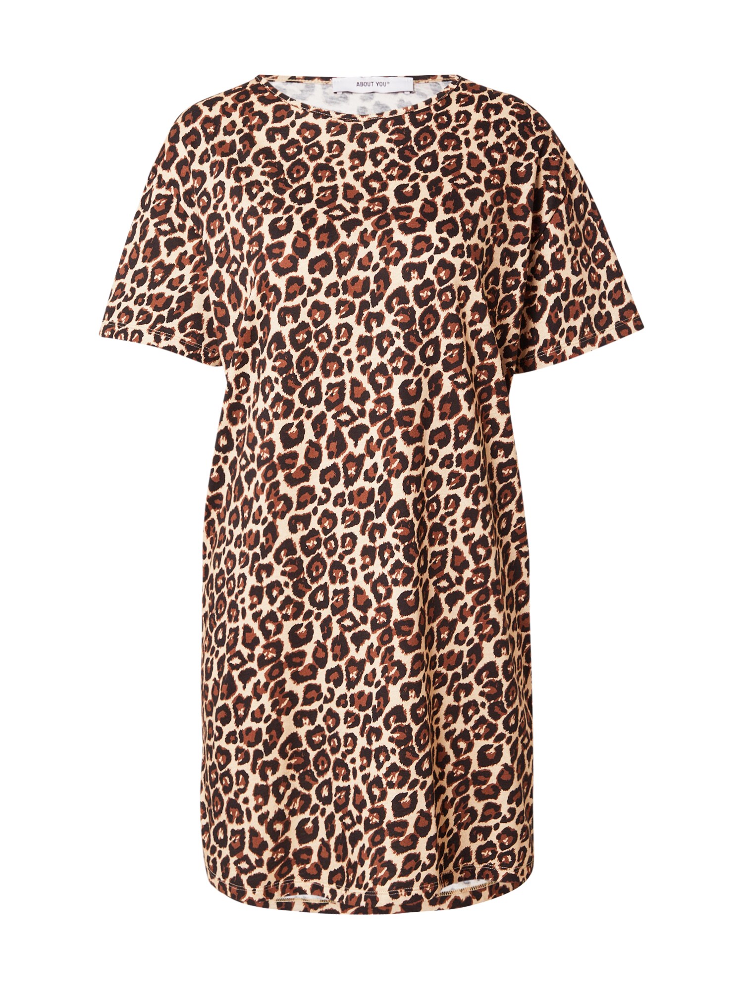 ABOUT YOU Rochie  bej / maro coniac / negru