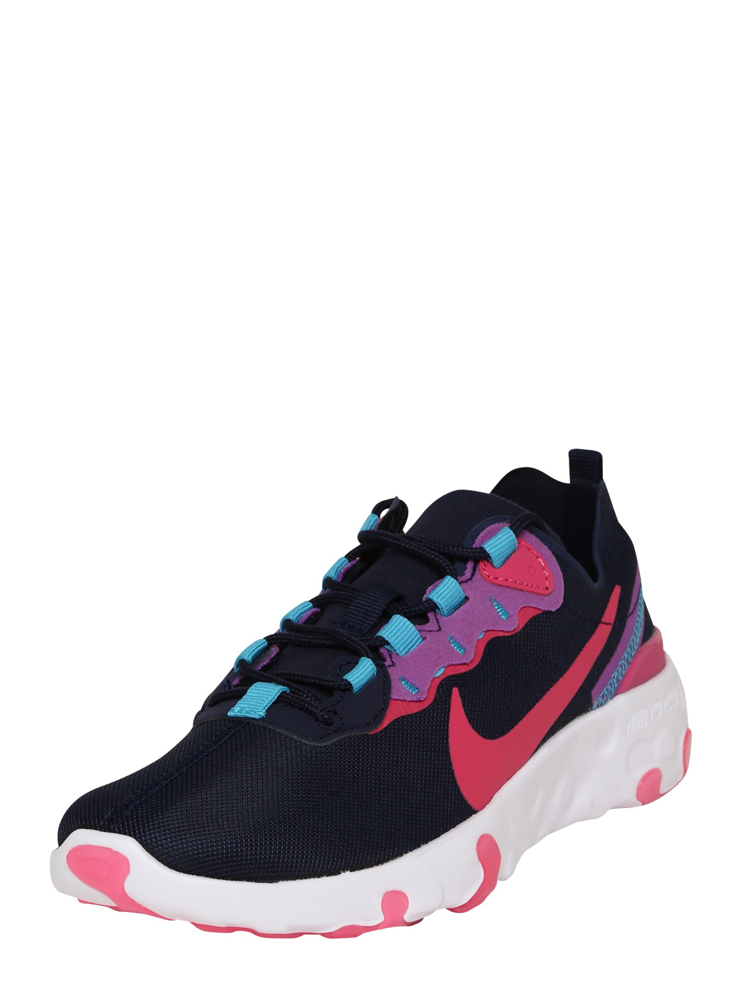 Nike Sportswear Sportbačiai 'Renew Element 55'  purpurinė spalva / juoda / mėlyna