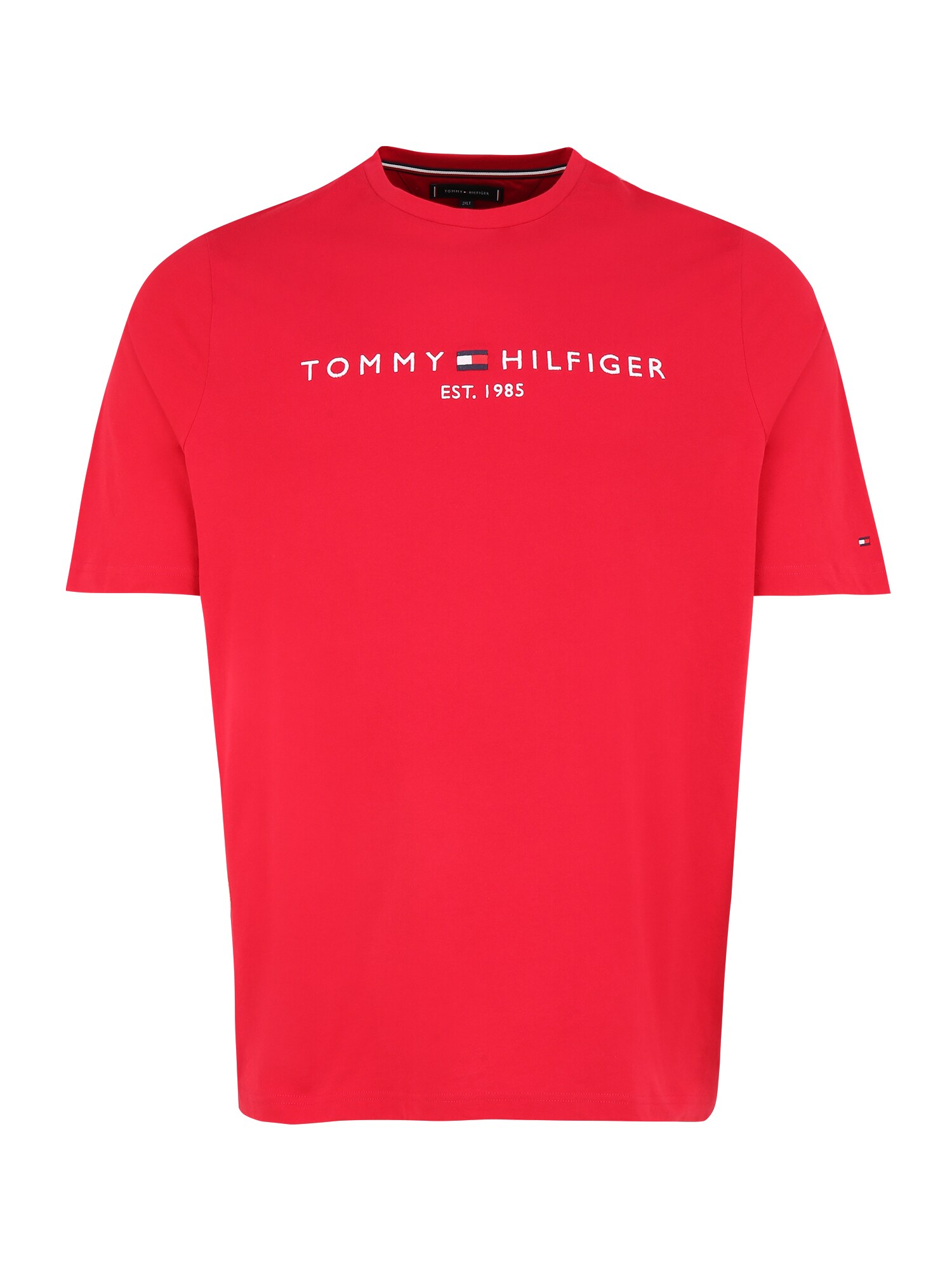 Tommy Hilfiger Big & Tall Marškinėliai raudona / balta