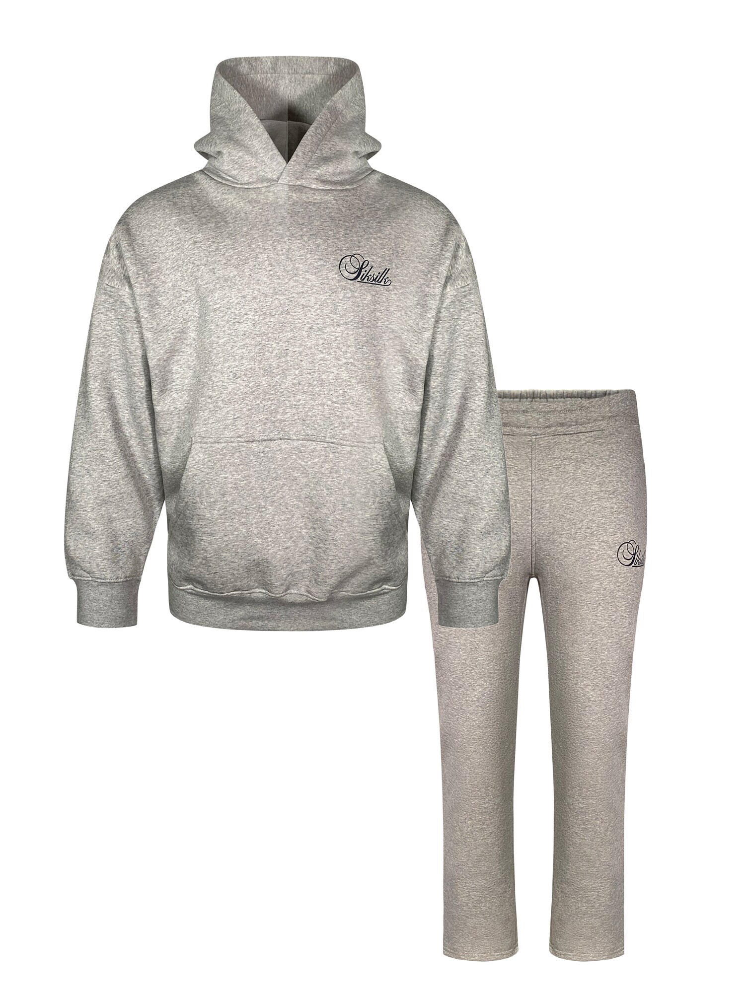 SikSilk Tuta da jogging  grigio sfumato