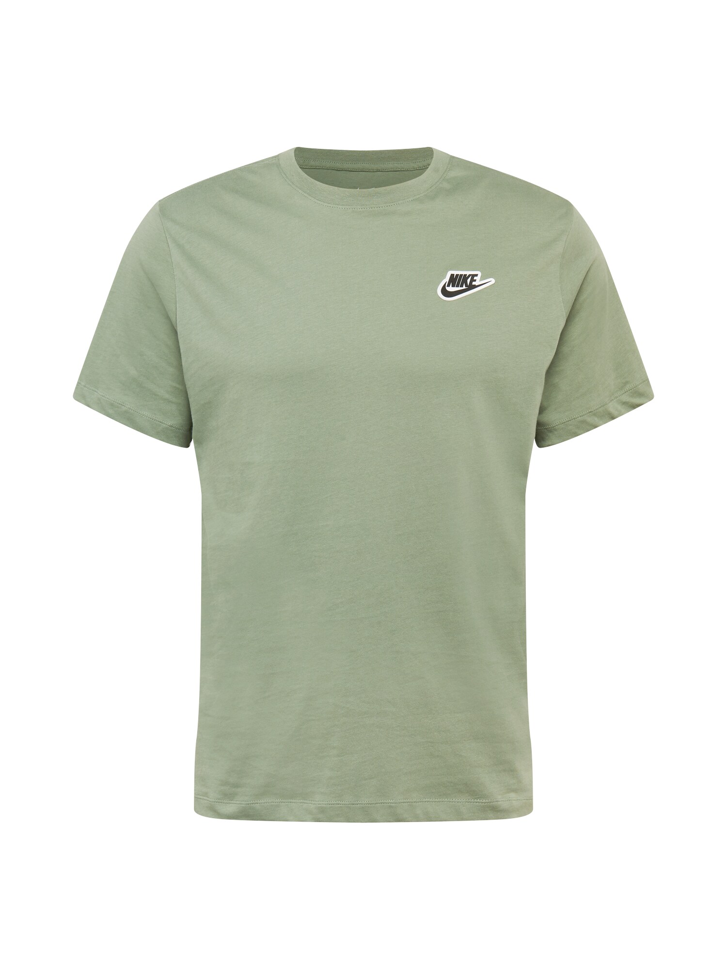 Nike Sportswear Marškinėliai  žalia / balta / juoda