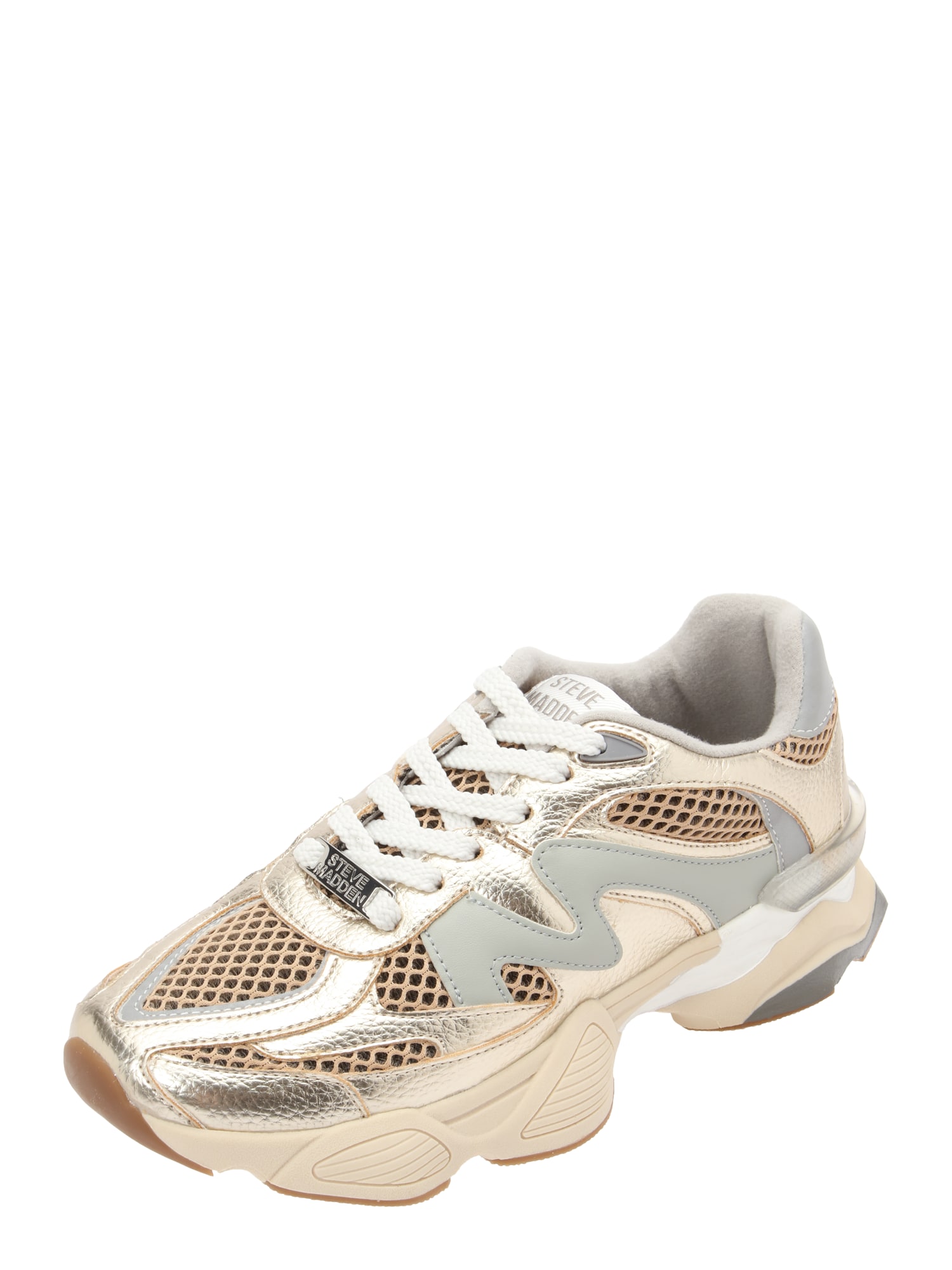 STEVE MADDEN Sneaker low Speeder  ecru / albastru deschis / auriu