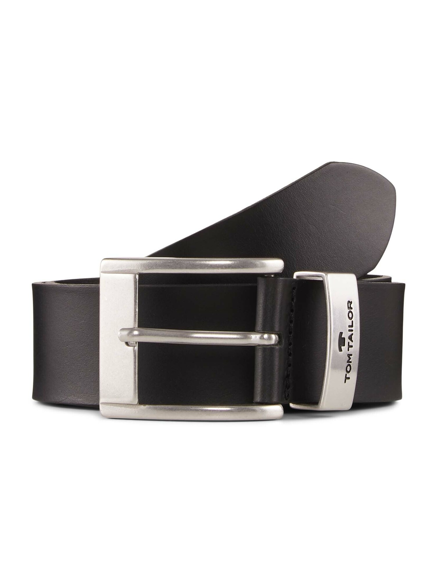 TOM TAILOR Curea  negru / argintiu