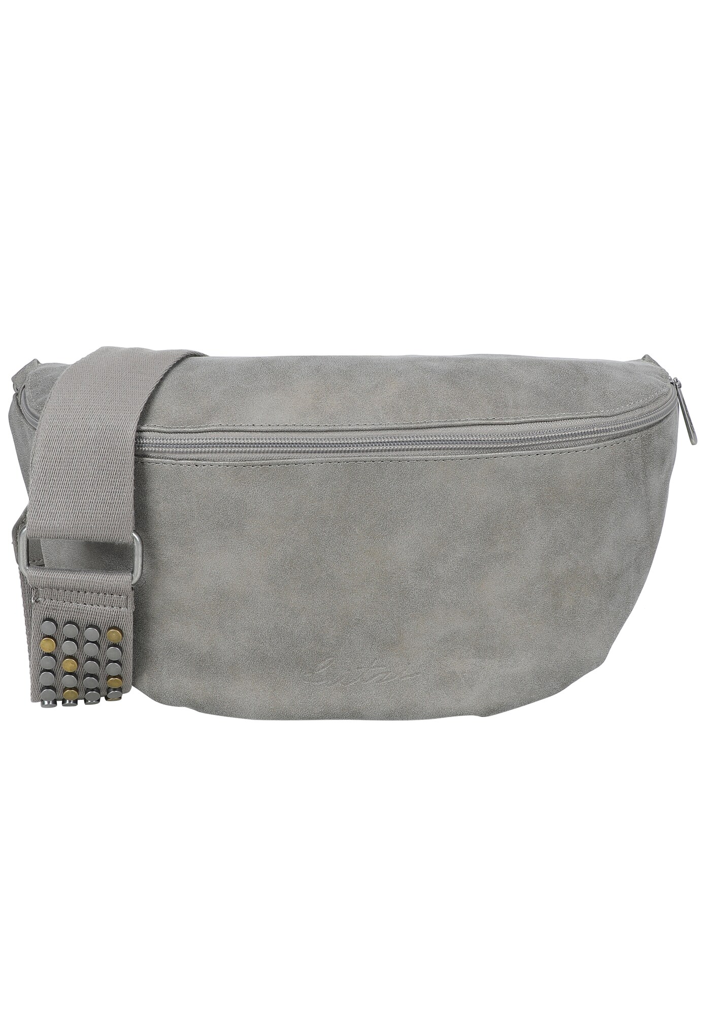 Fritzi Aus Preußen Schoudertas 'Bum Bag Big Limited Rivet' Stone Grey