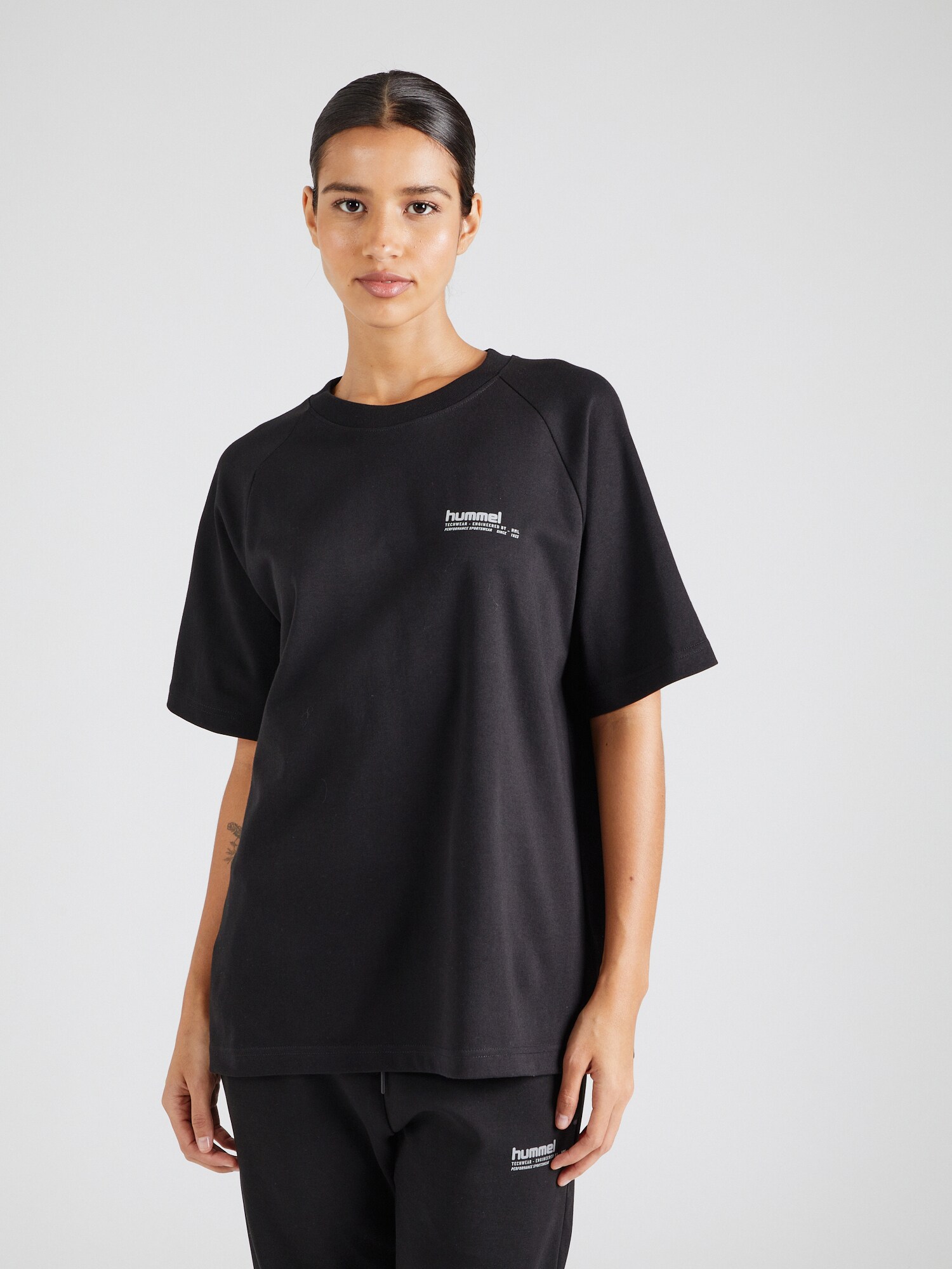 Hummel Camiseta funcional negro / blanco – imagen 2