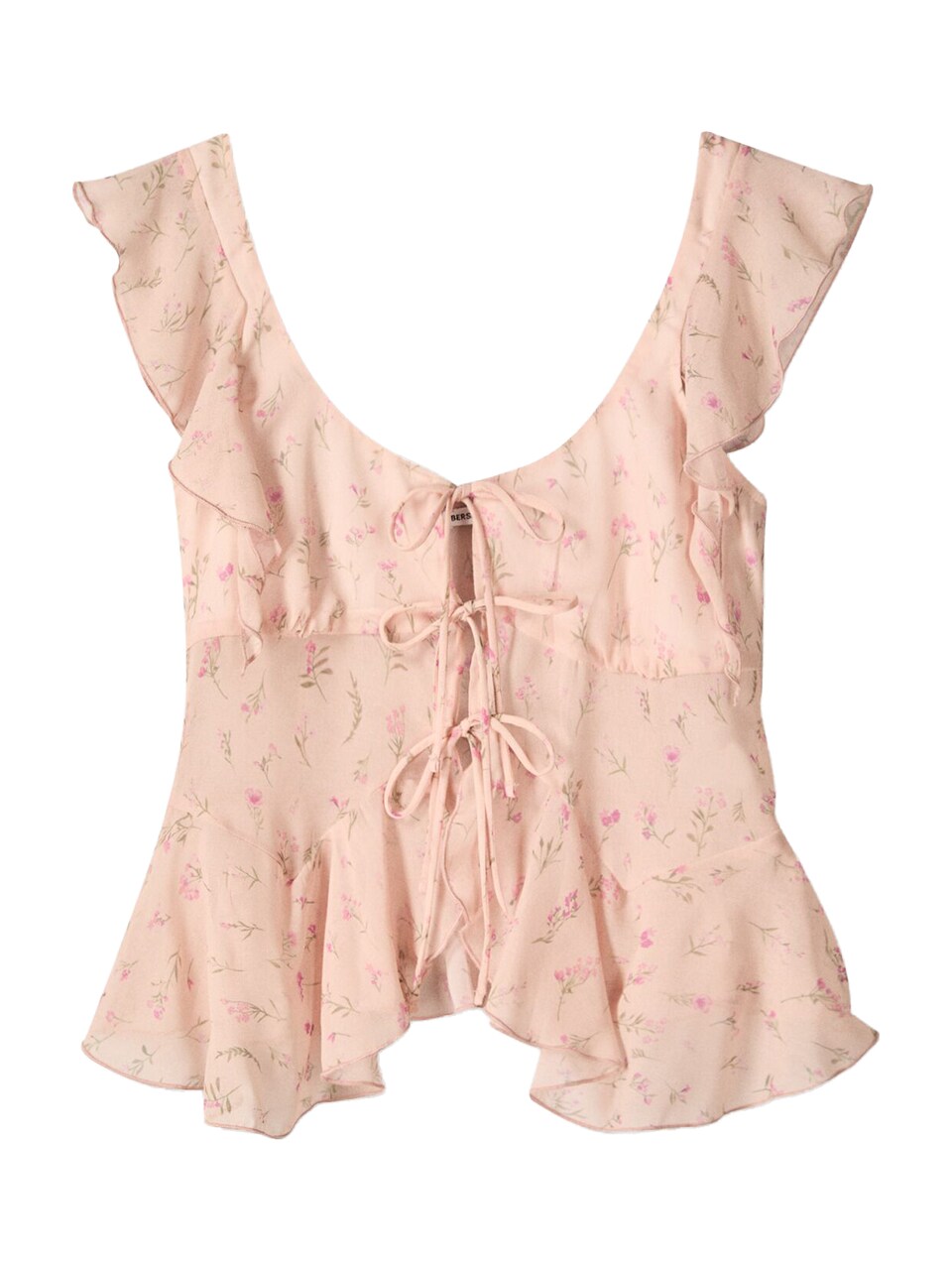Blus oliv / rosa