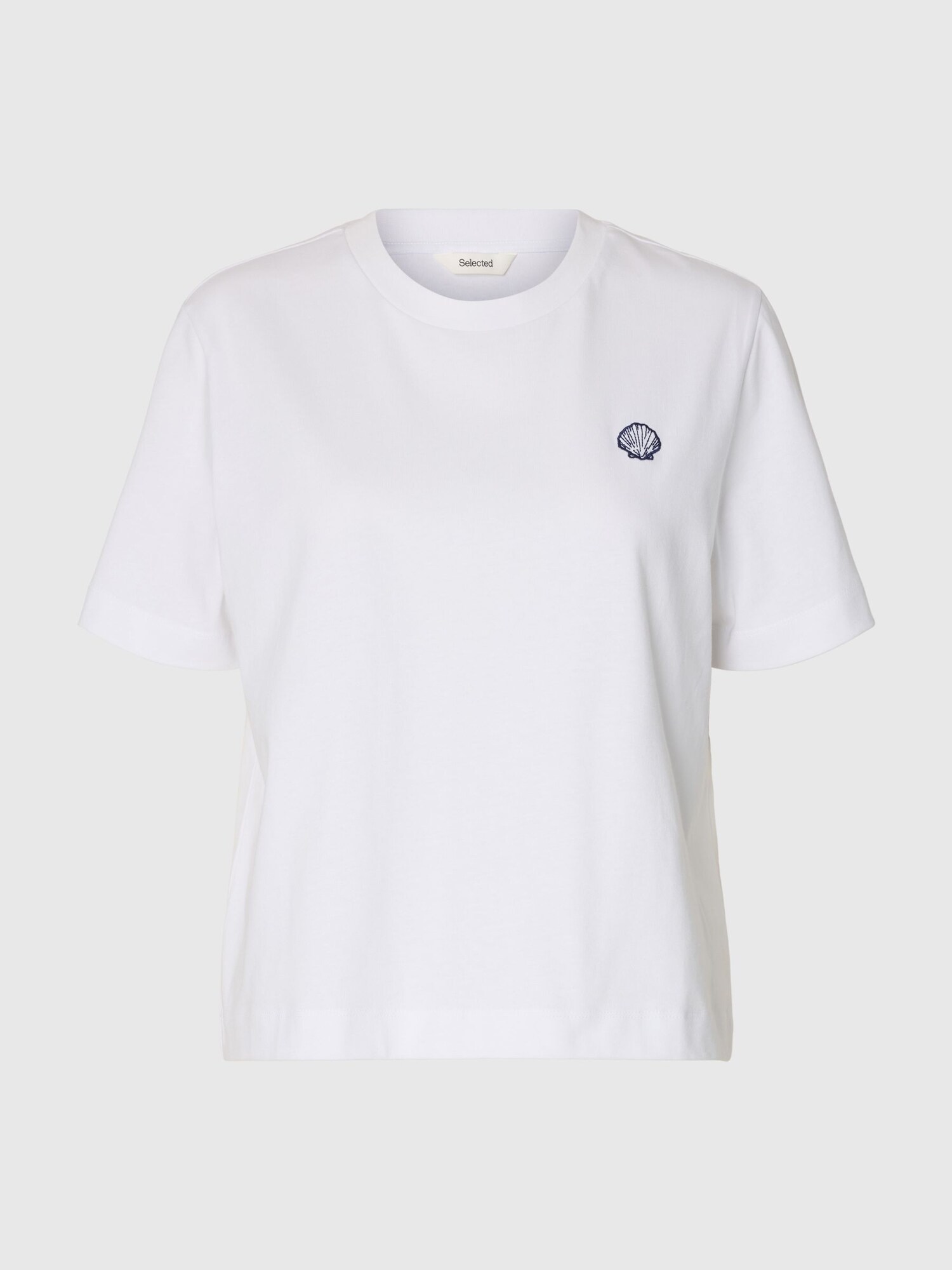 SELECTED Camiseta  blanco
