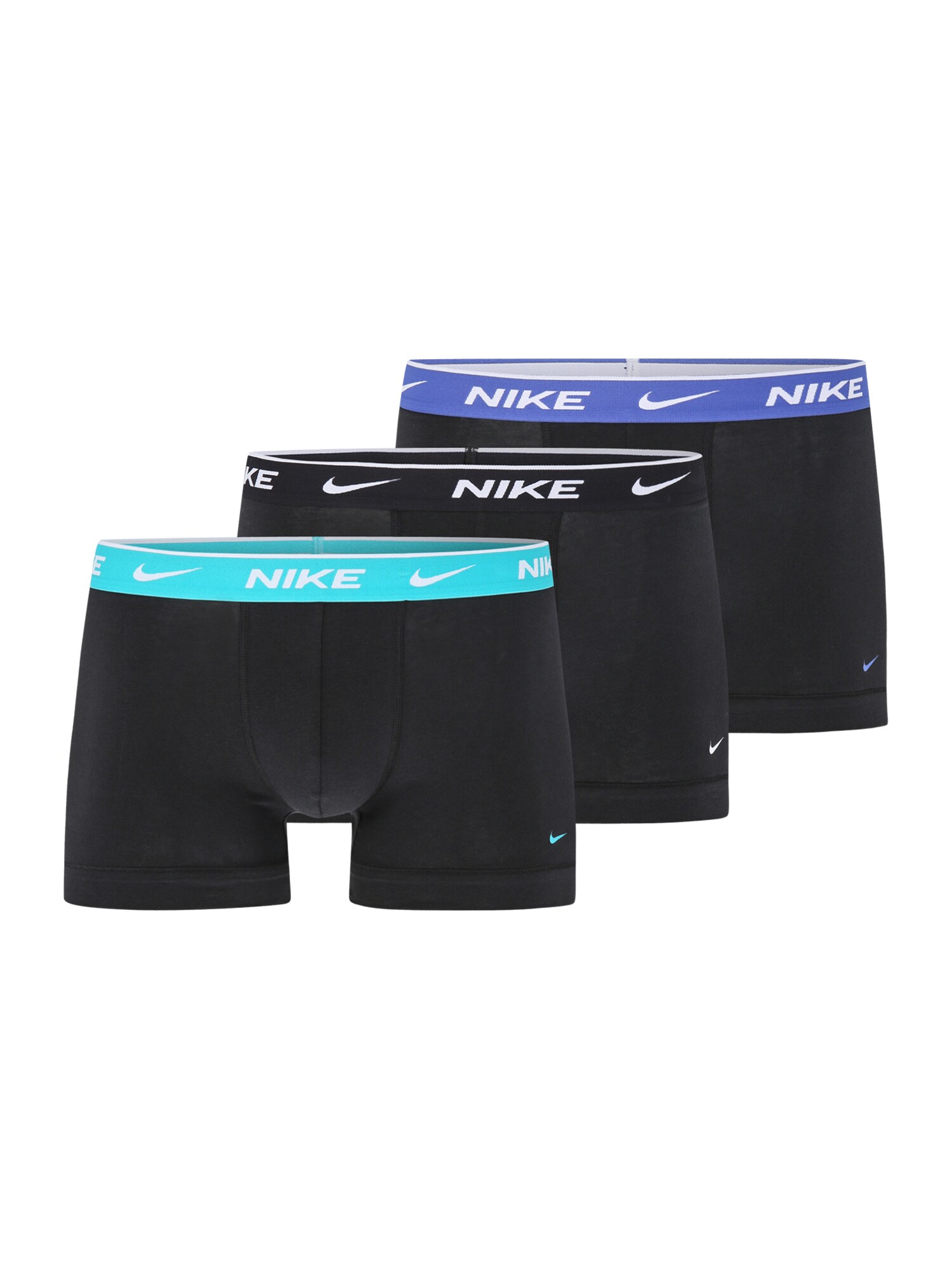 NIKE Sport alsónadrágok  vízszín / ibolyakék / fekete / fehér akciós termékkép 1