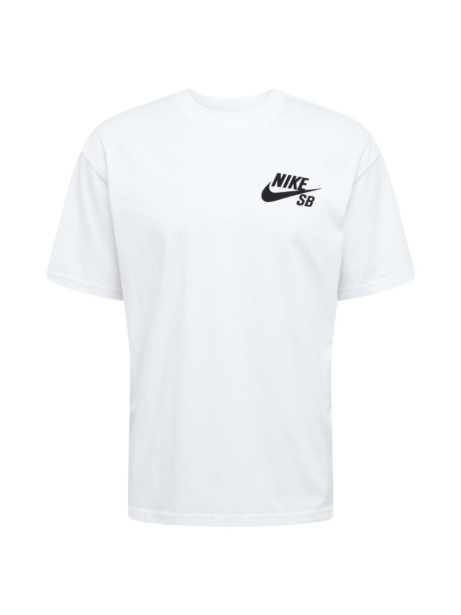 Nike SB Sportiniai marškinėliai  juoda / balta