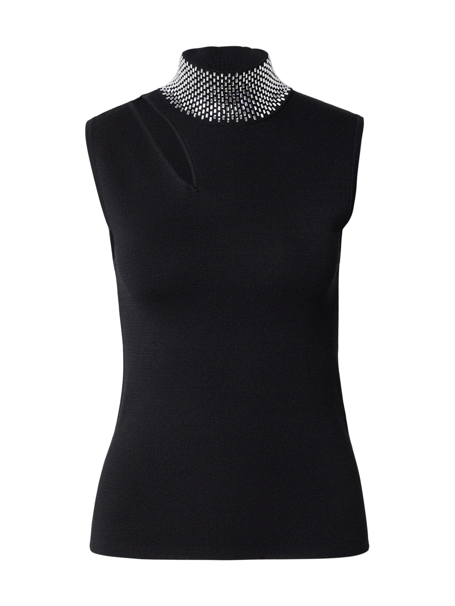 Liu Jo Top brodat  negru / transparent