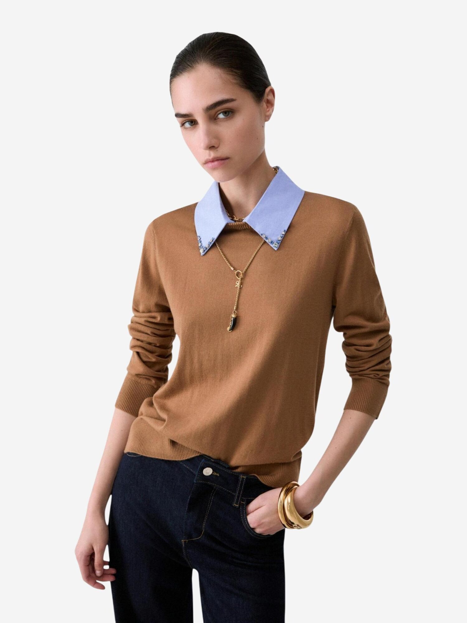 Liu Jo Jersey beige – imagen 2