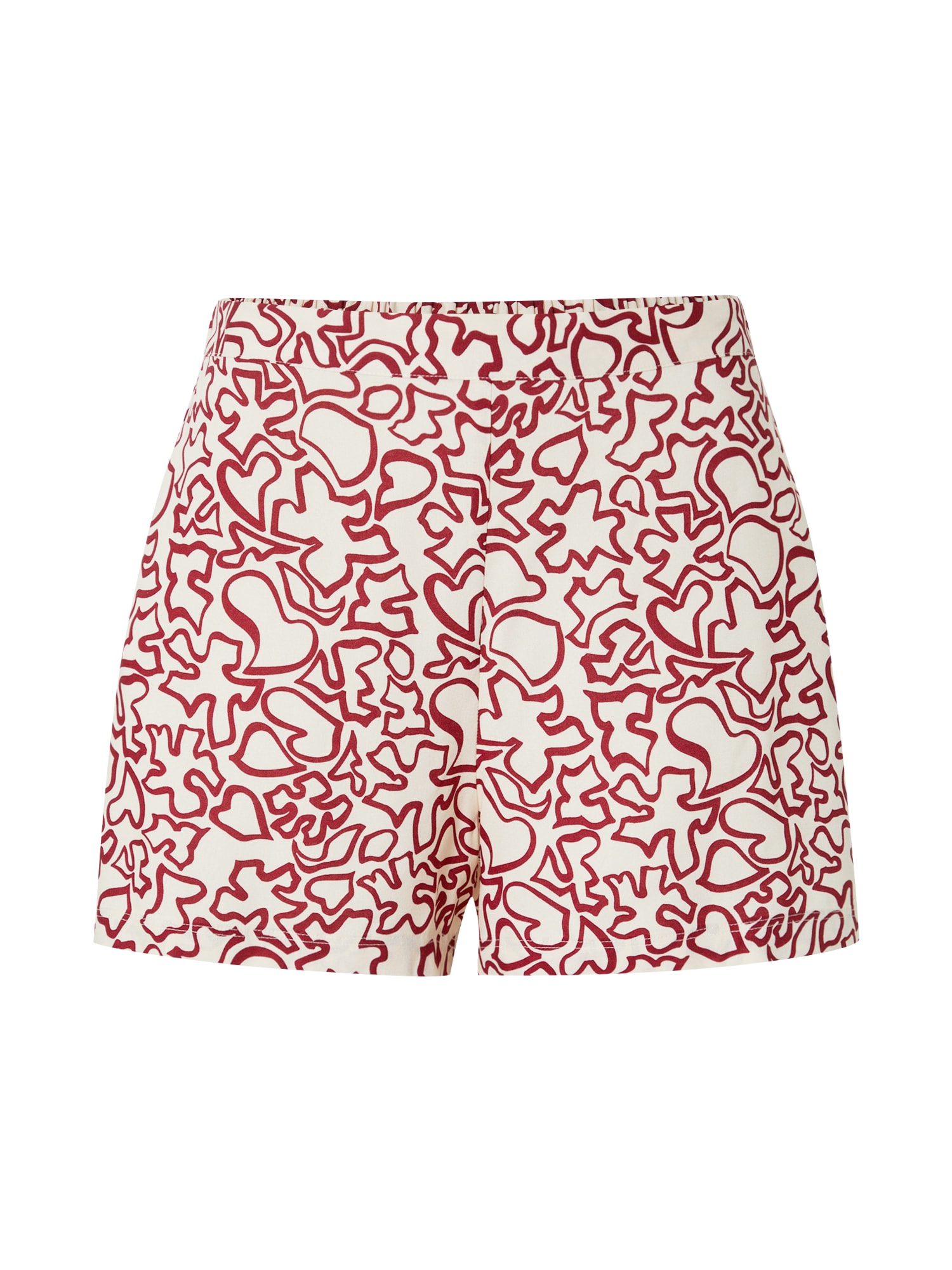 Calvin Klein Underwear Панталон пижама  кремаво / винено червено