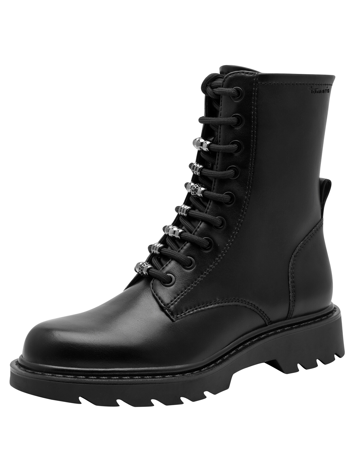 Tamaris Botines con cordones  negro