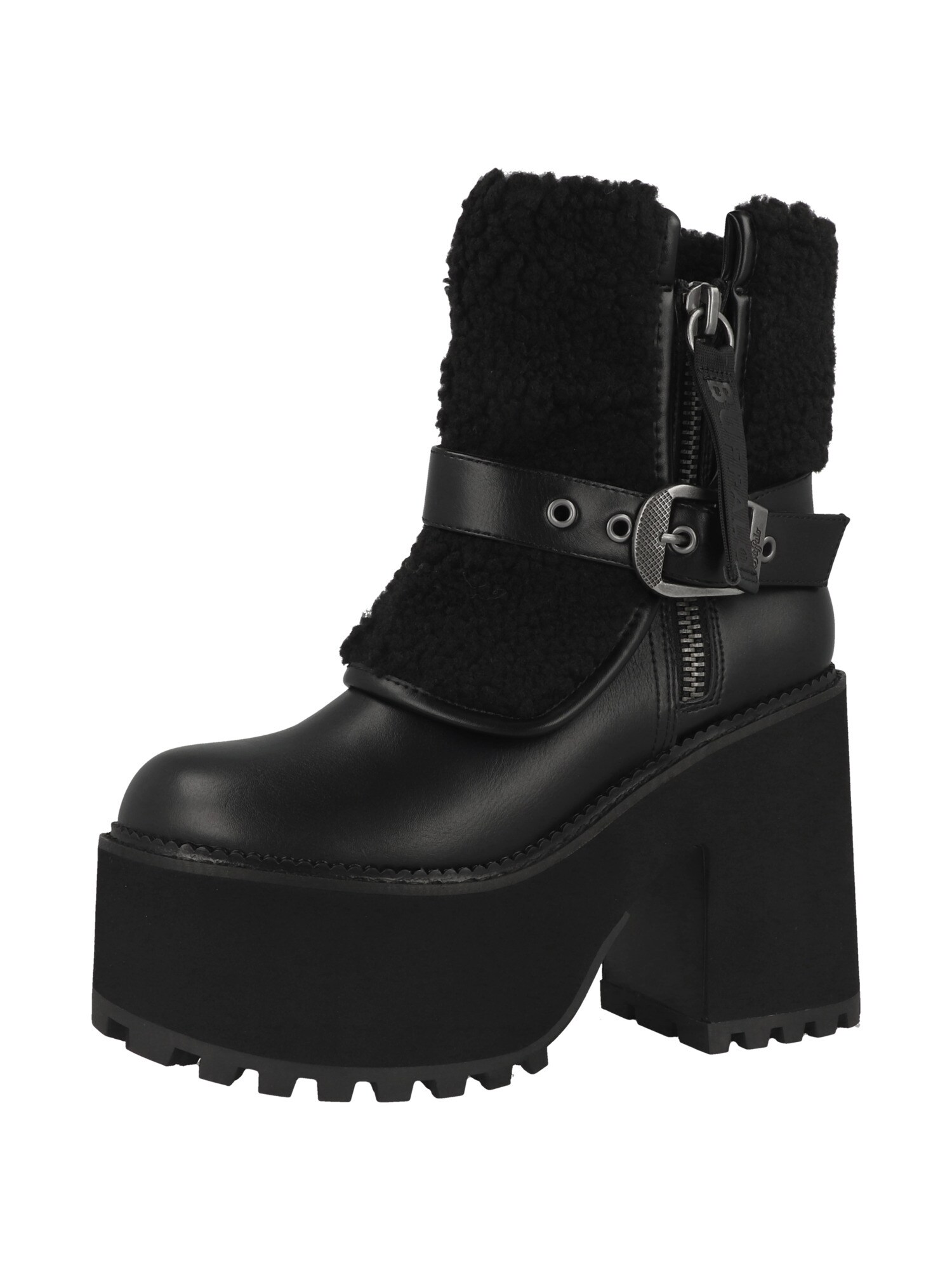 BUFFALO Botas de tobillo 'Killah Fold' negro