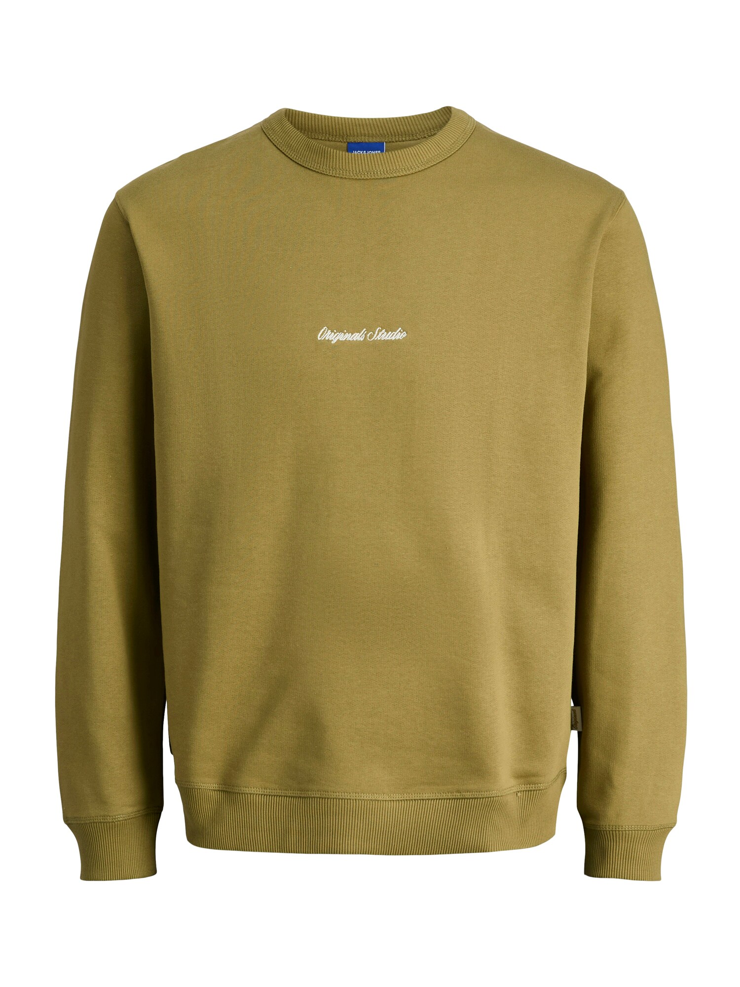 JACK & JONES Bluză de molton JORNorrebro  oliv / alb