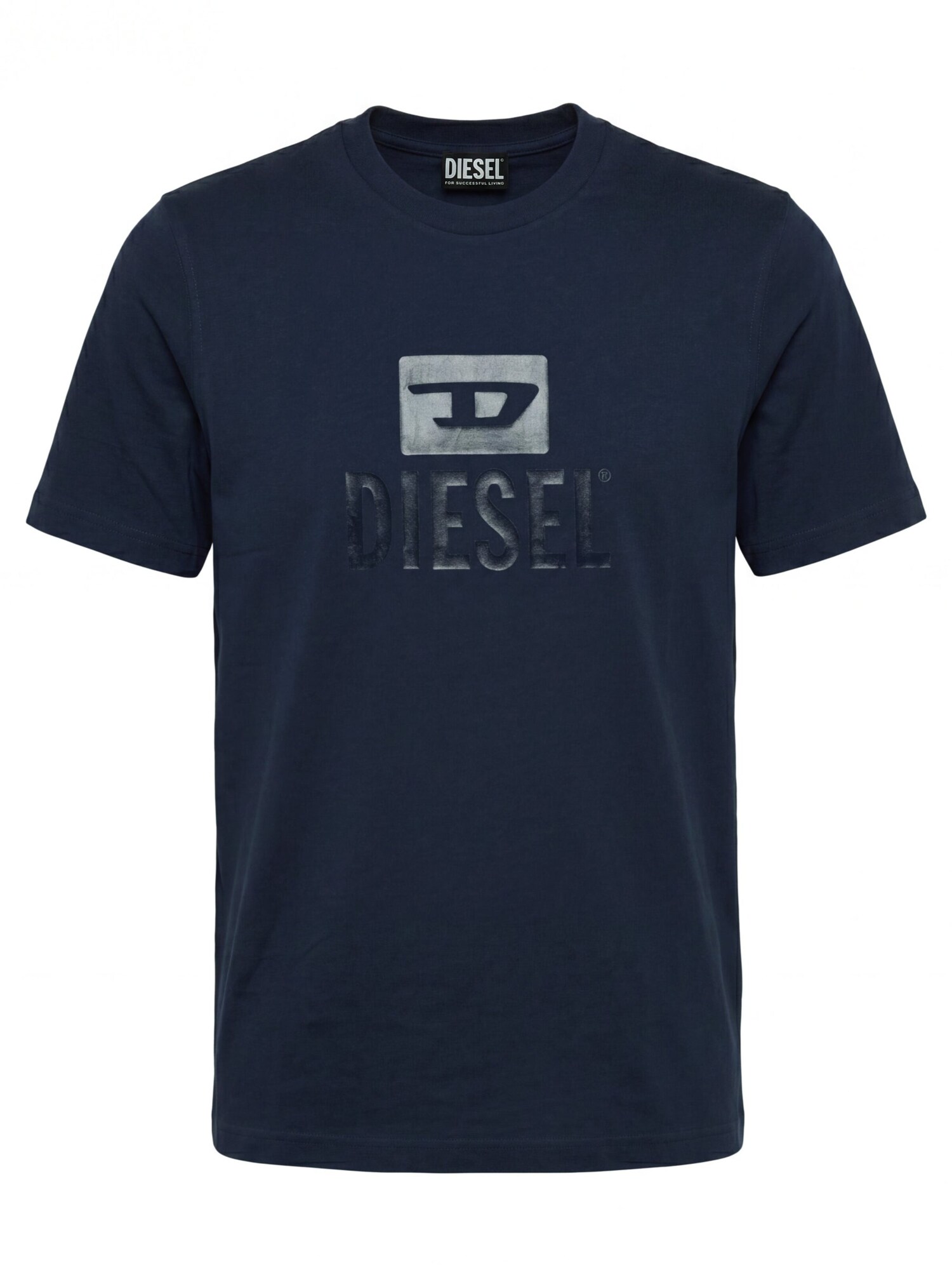 DIESEL Camiseta 'T-JUST TONE ON TONE' navy – imagen 1