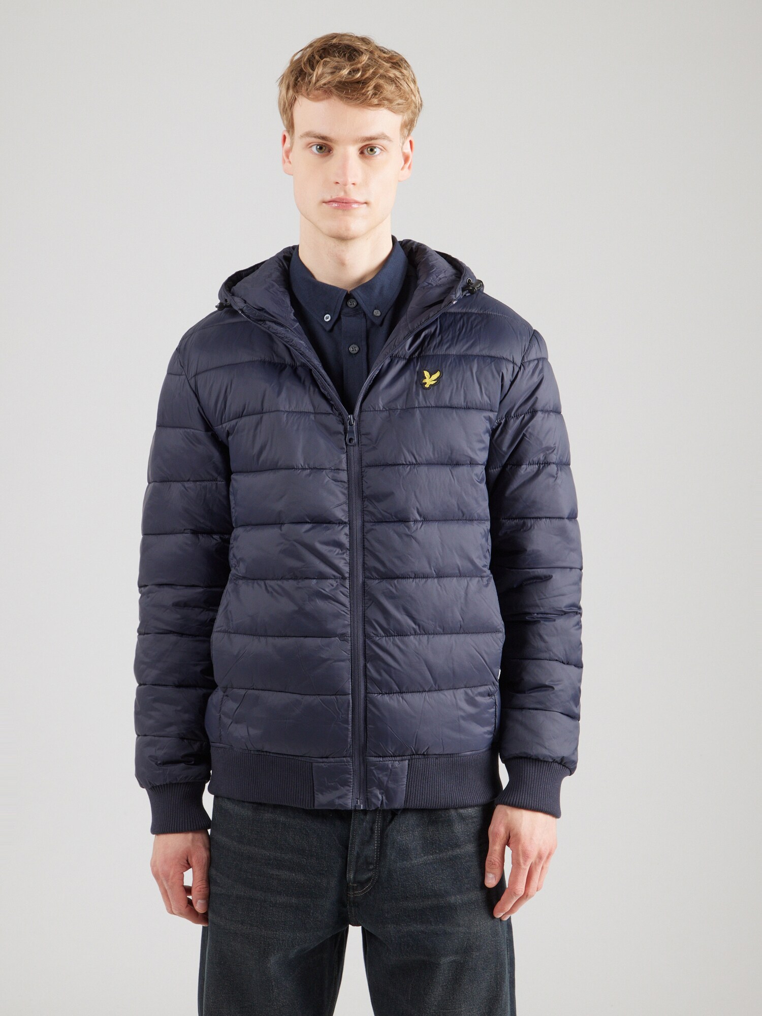 Lyle & Scott Átmeneti dzseki  tengerészkék / sárga / fekete termék 2. képe