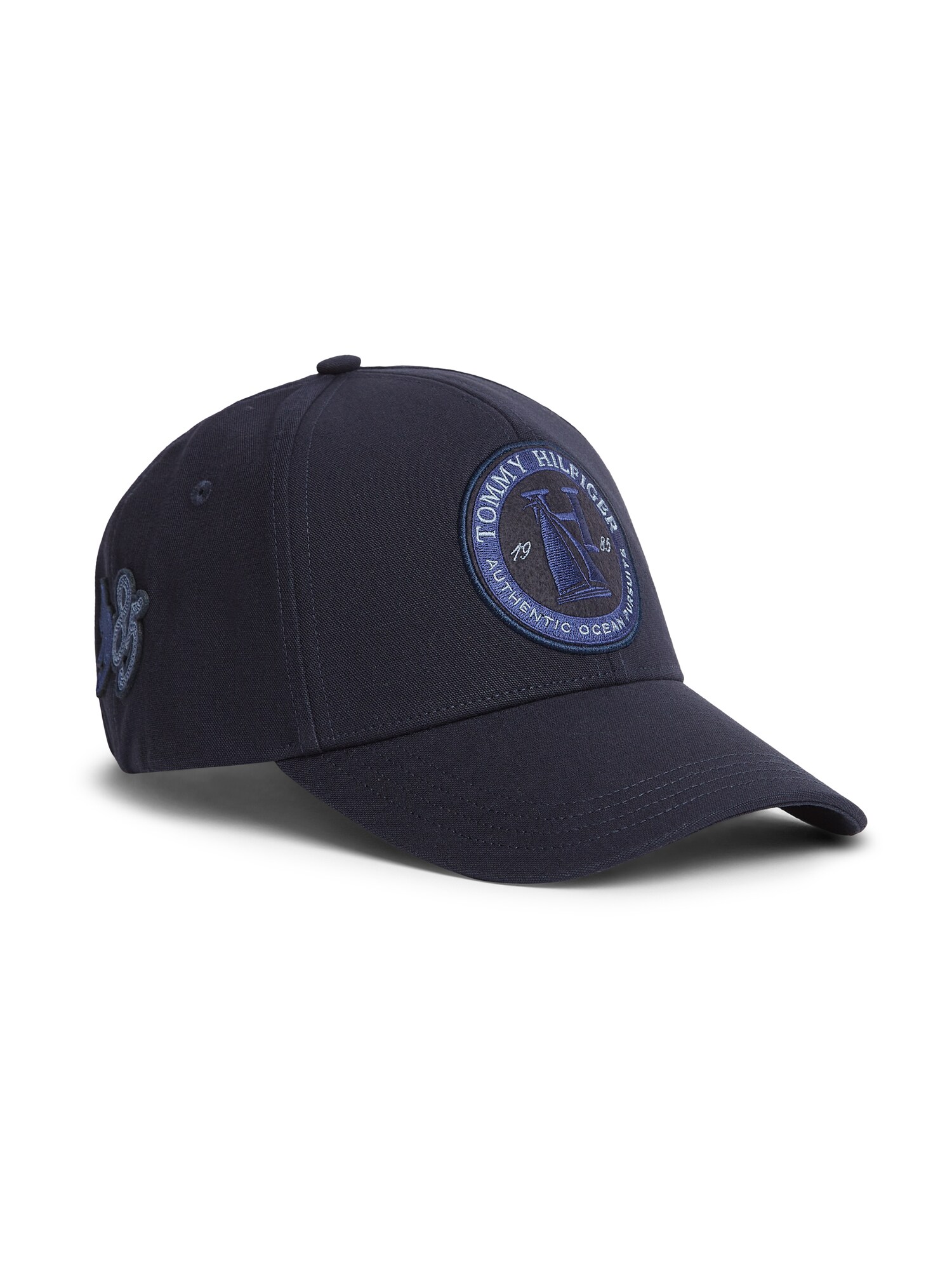 TOMMY HILFIGER Šilterica 'Logo Patch Six-panel Baseball'  morsko plava / kobalt plava