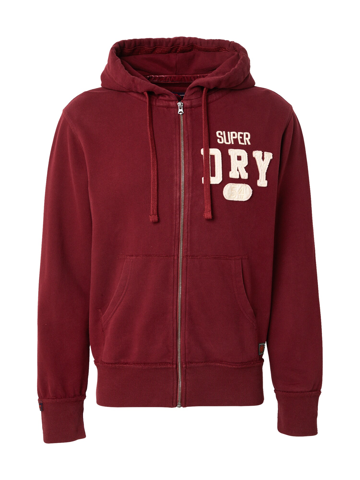 Superdry & Co Hanorac  albastru marin / roșu burgundy / alb
