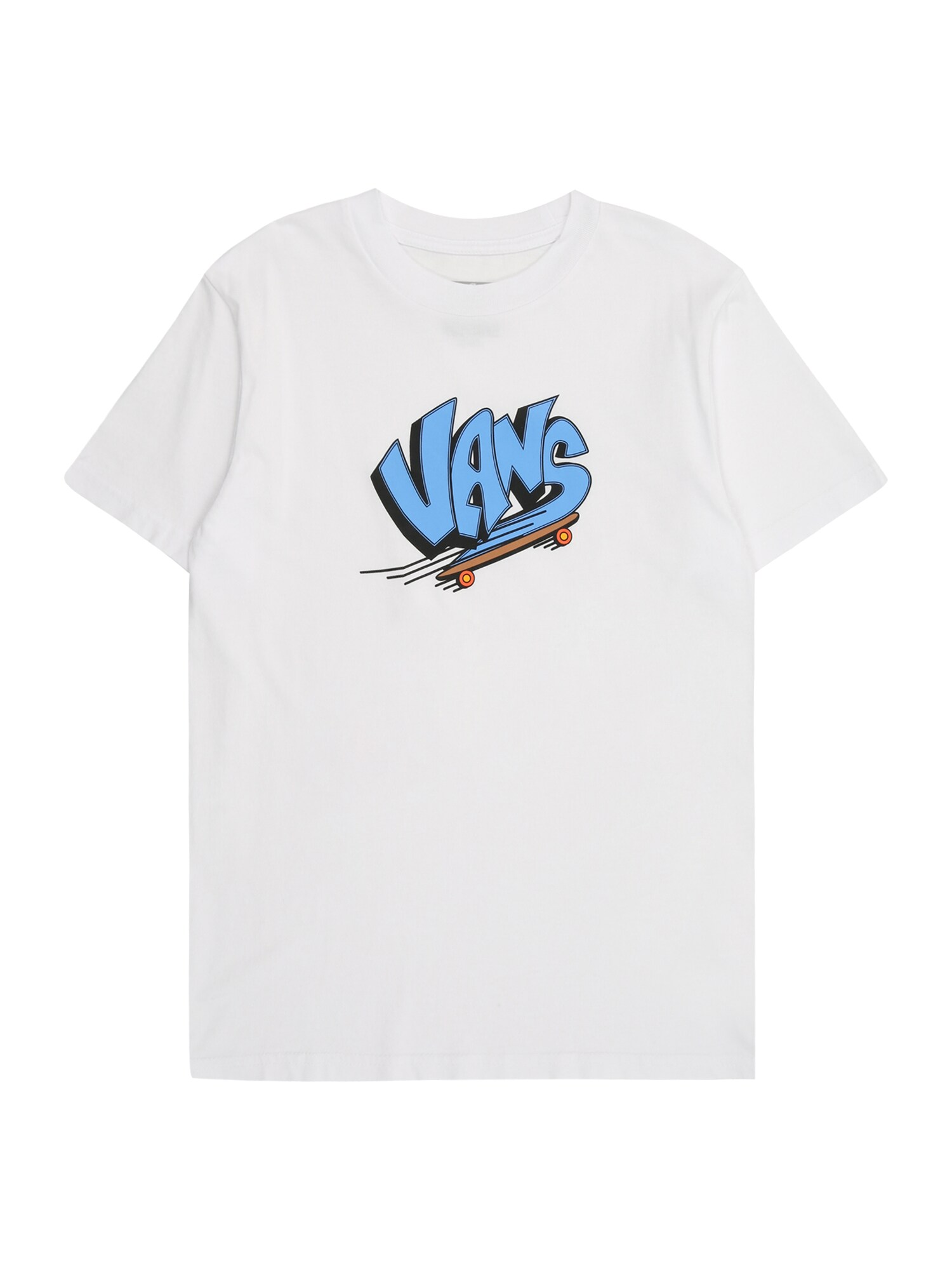 VANS Póló 'SK8'  azúr / brokát / fekete / fehér akciós termékkép 1