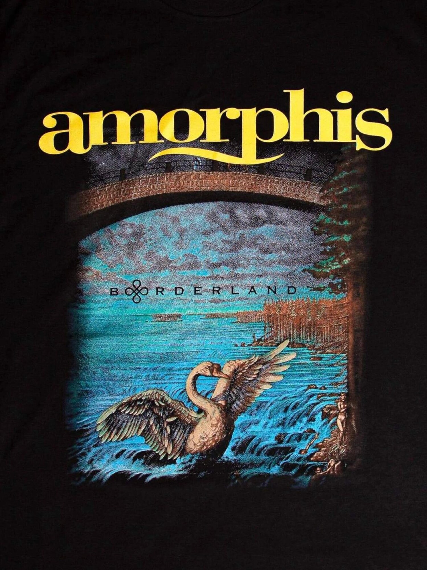 Amorphis Camiseta 'Amorphis Borderland T-Shirt'  negro – imagen 3
