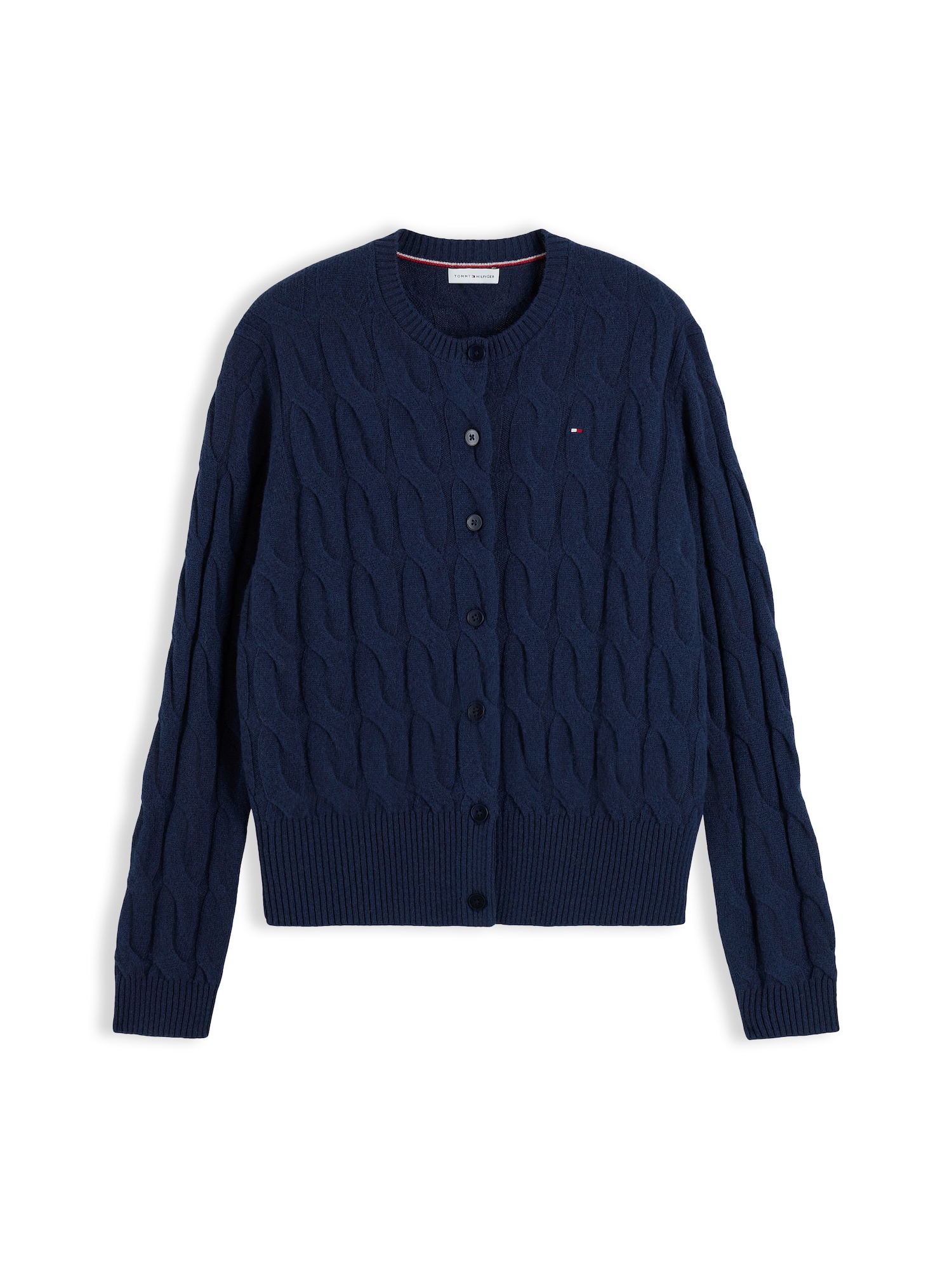 TOMMY HILFIGER Geacă tricotată bleumarin
