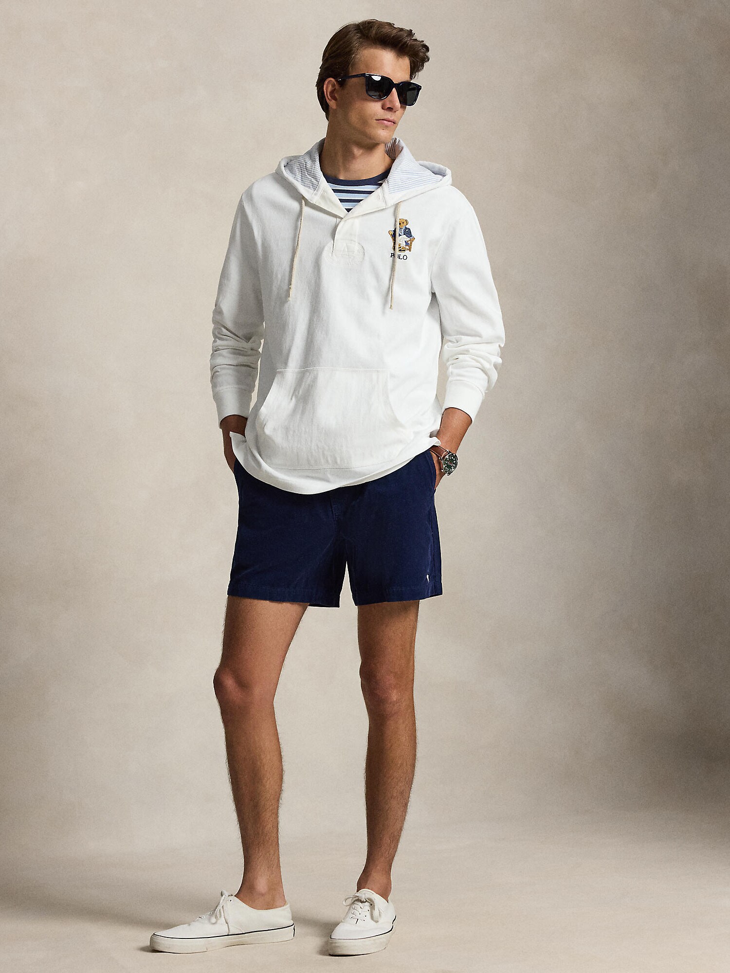 Polo Ralph Lauren Pantalón  navy / blanco – imagen 8