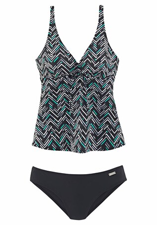 LASCANA, Tankini, fekete & fehér