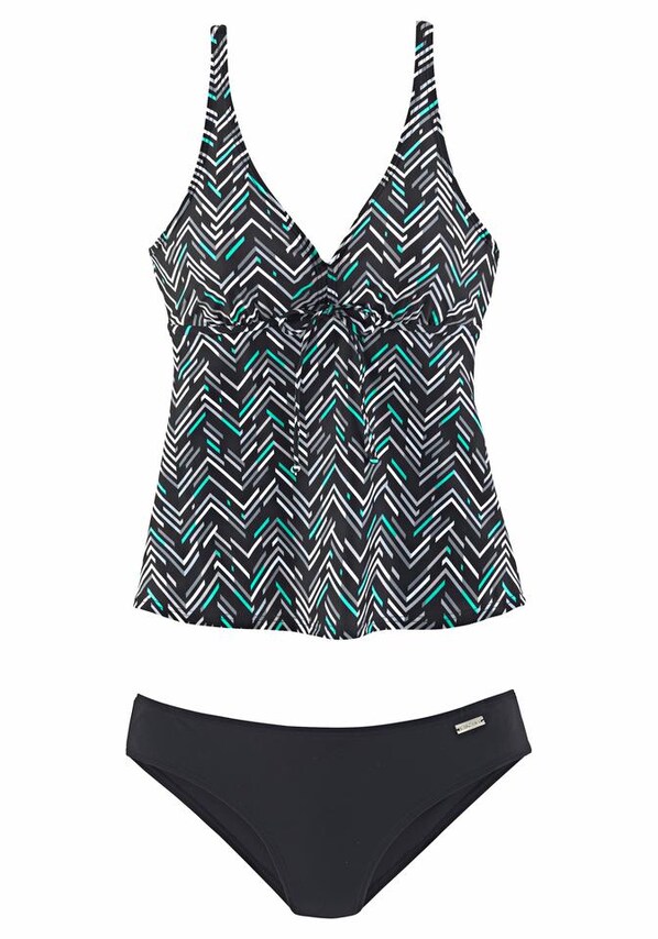 LASCANA, Tankini, fekete & fehér, 1 kép a 4 közül