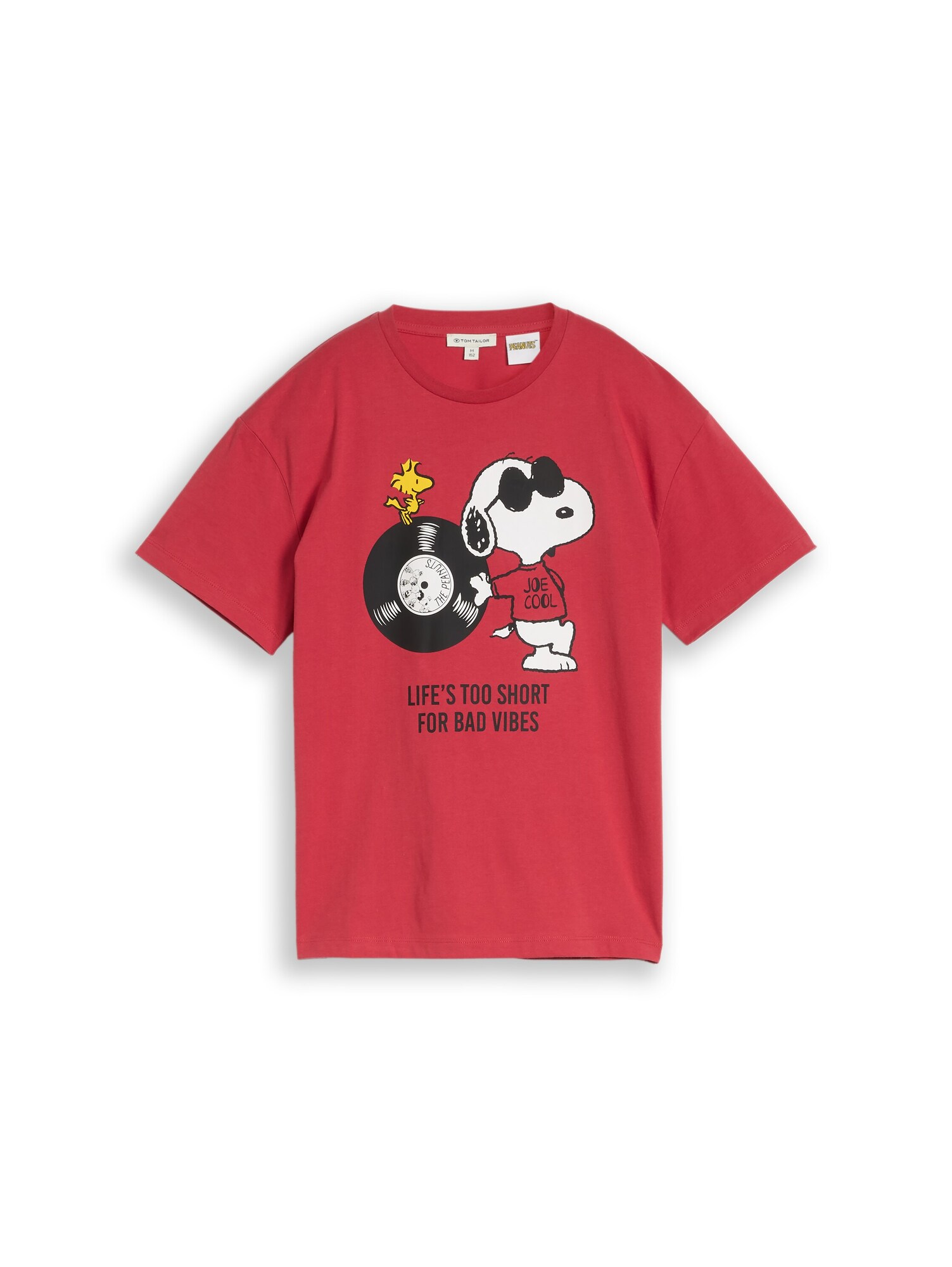 TOM TAILOR Tricou Peanuts galben / roșu / negru / alb