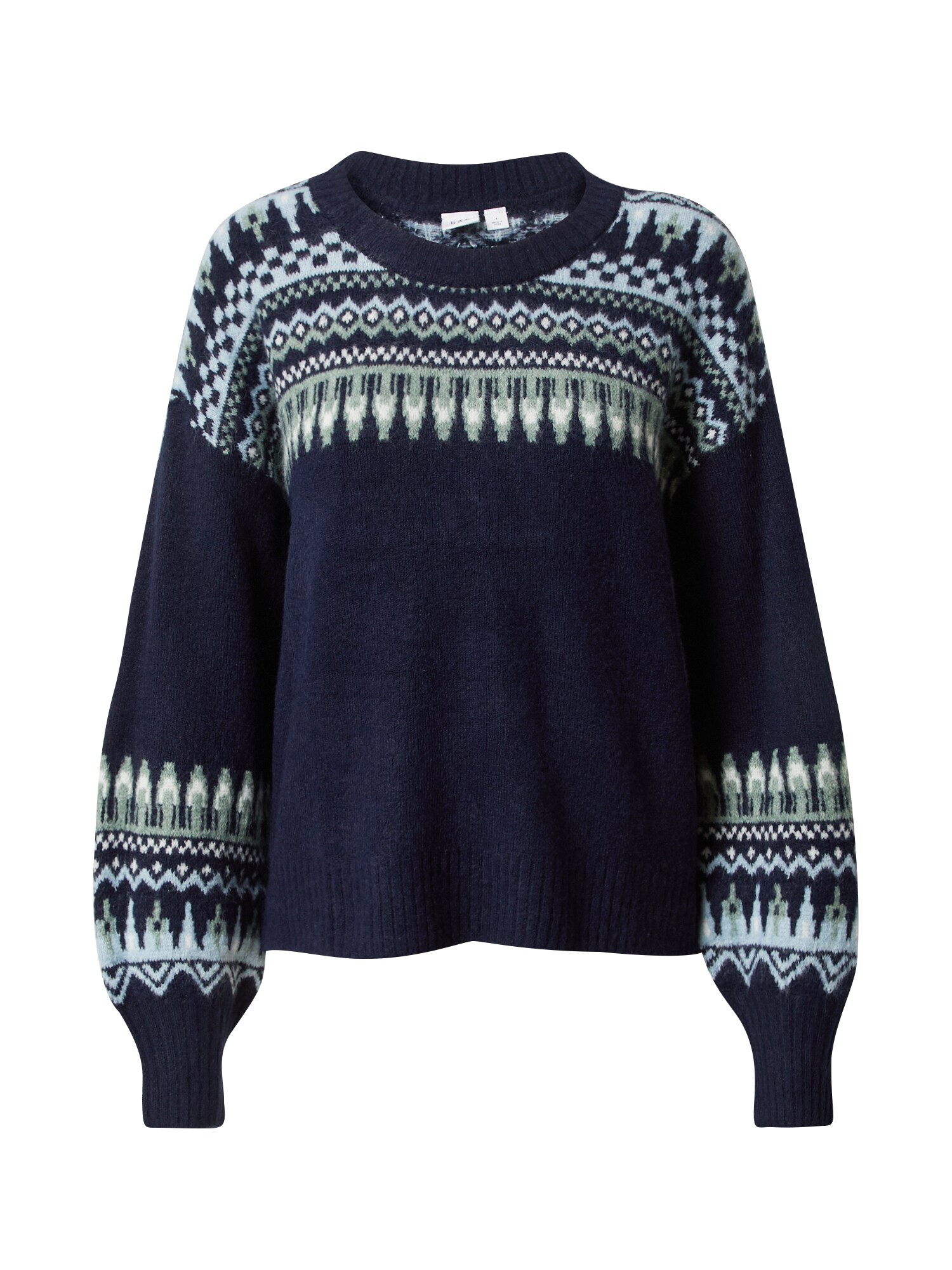 GAP Sveter 'FOREVERCOZY'  námornícka modrá / svetlomodrá / mätová / biela