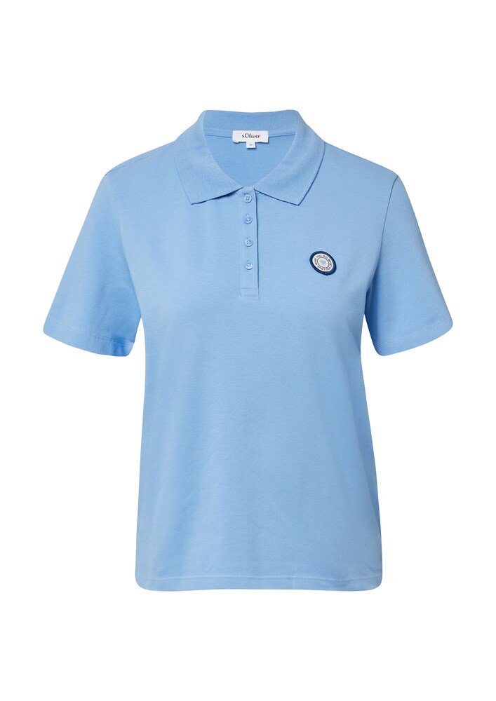 s.Oliver Shirt Damen Größe XXXL navy / hellblau / weiß