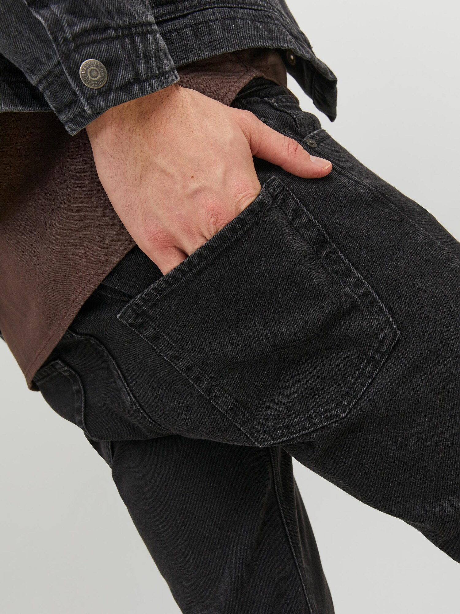 JACK & JONES Farmer 'JJIChris'  fekete farmer termék 2. képe