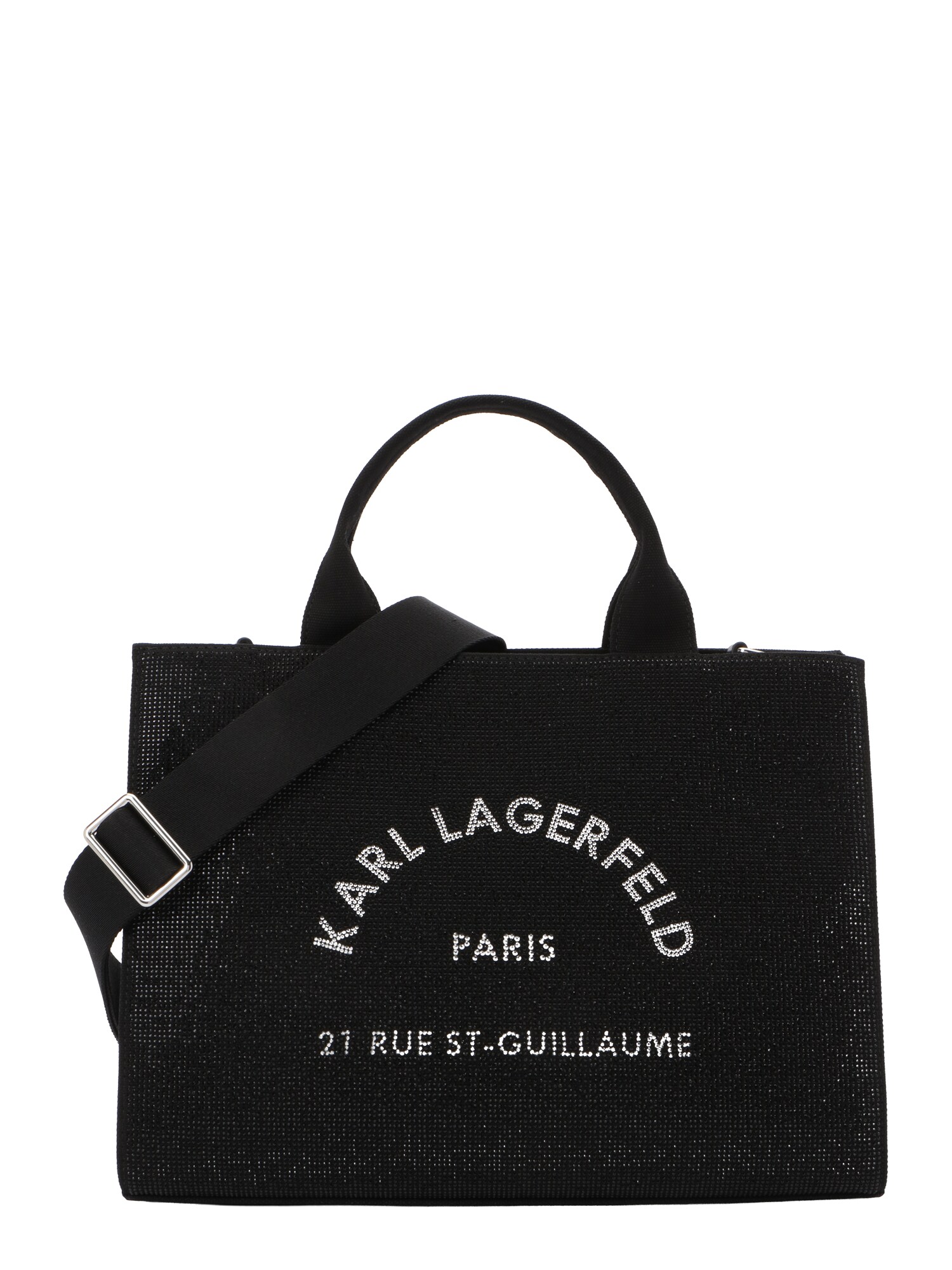 Karl Lagerfeld Shopper čierna / priehľadná