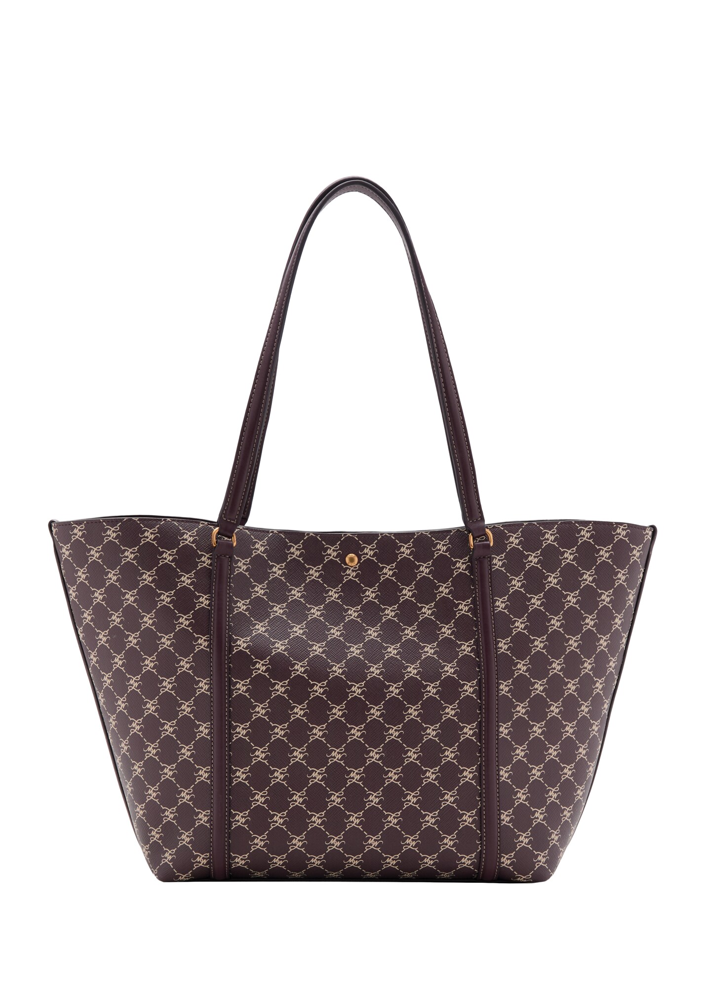 MANGO Shopper 'PORTA'  krémová / vínovo červená