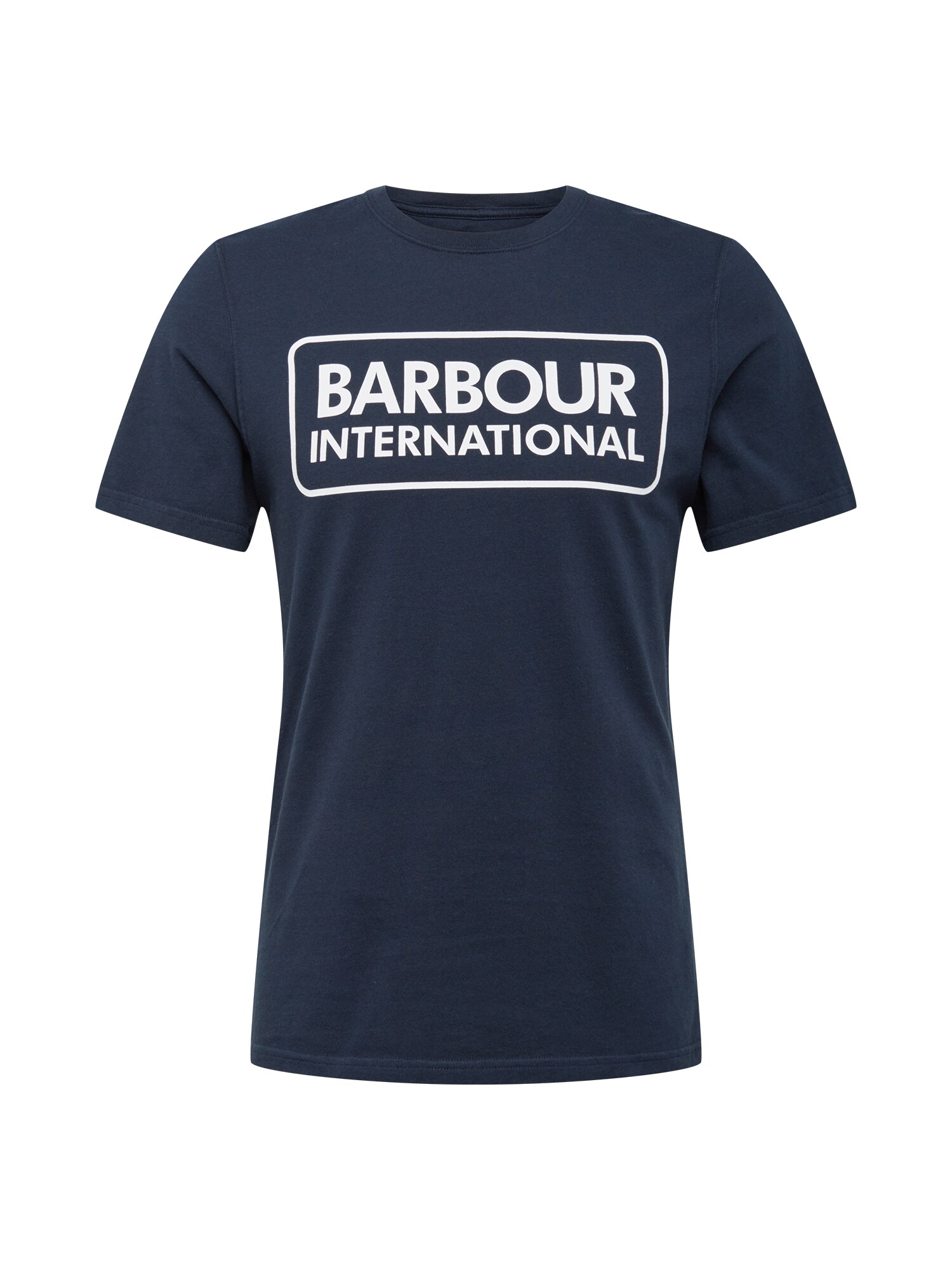Barbour International Marškinėliai 'Essential'  tamsiai mėlyna / balta