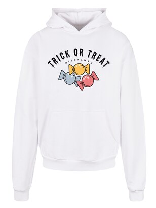 F4NT4STIC Sweatshirt ‘Trick Or Treat Halloween’ Safraan / Pastelgroen / Rosa / Zwart / Wit