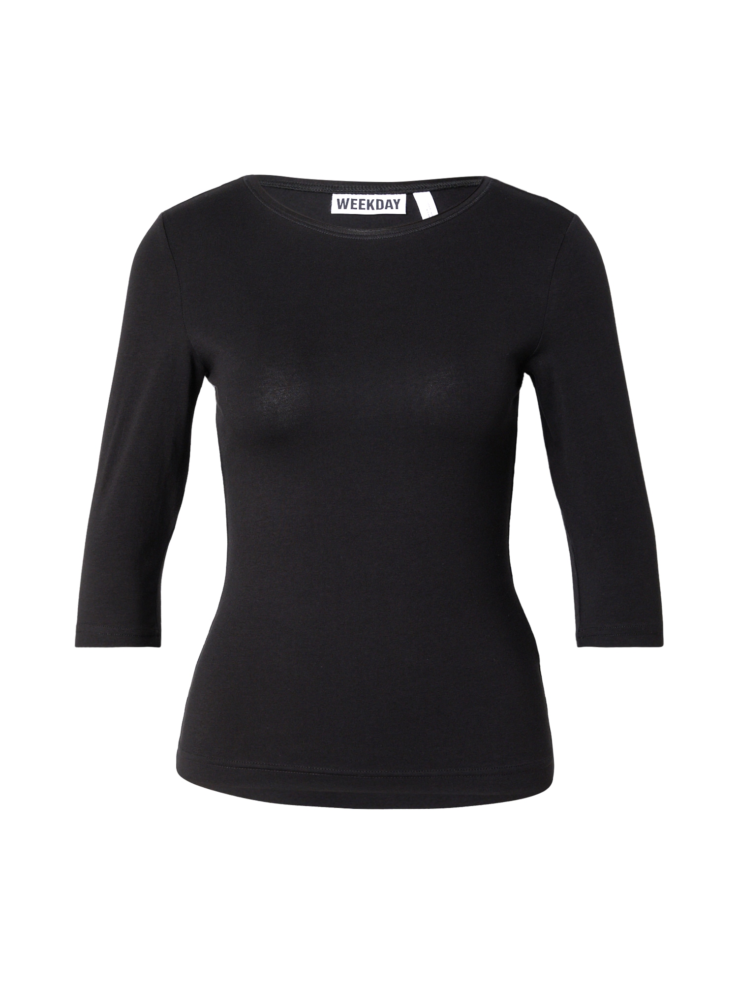 WEEKDAY Tricou Enora negru