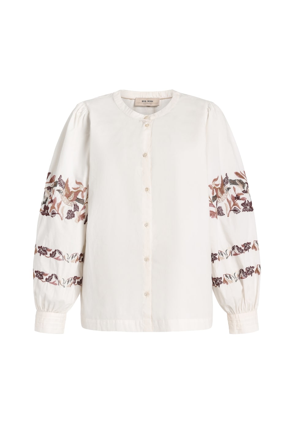 Blus 'MMNotto' ecru / brun